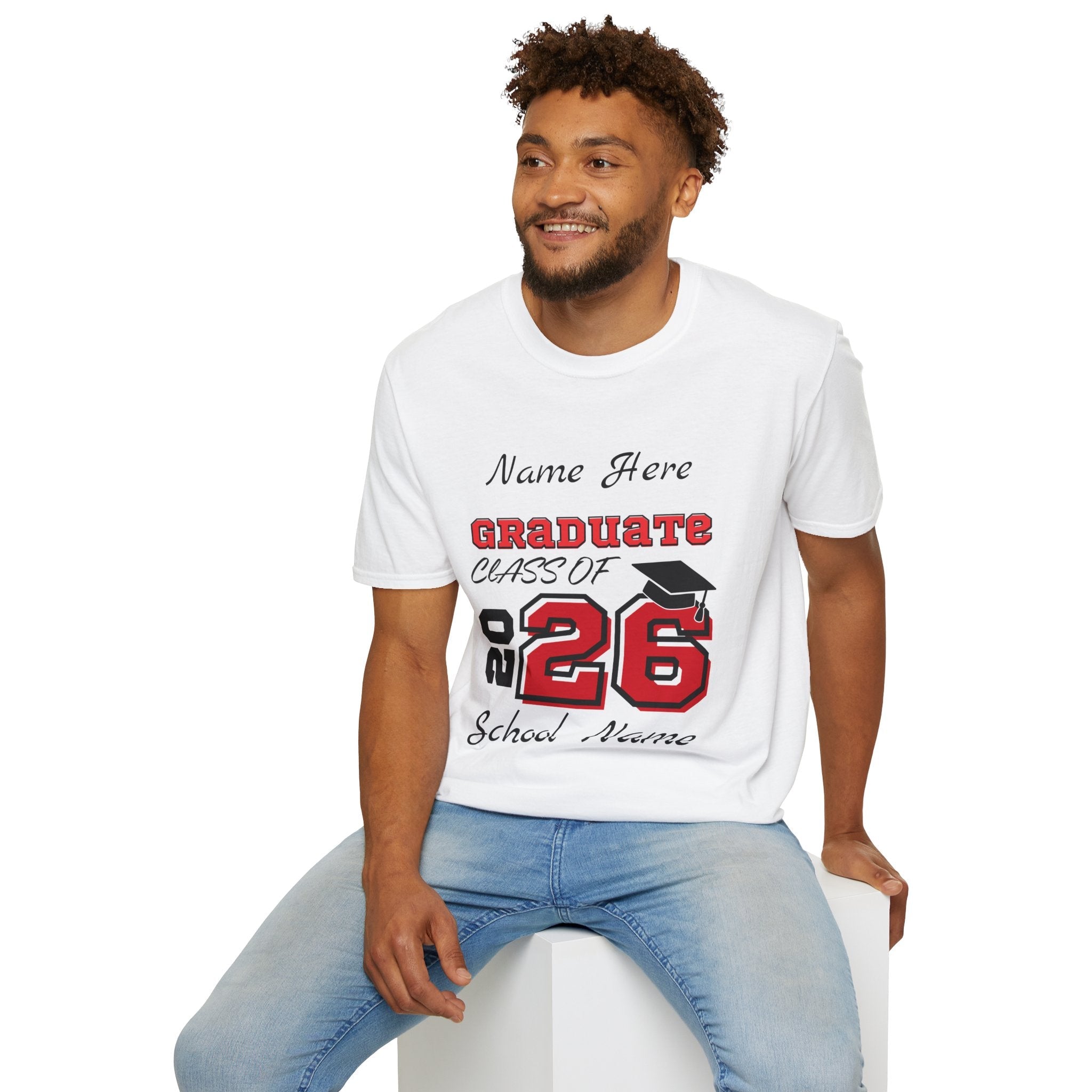 2026 Graduation Personalized T-Shirt — Custom Grad Tee