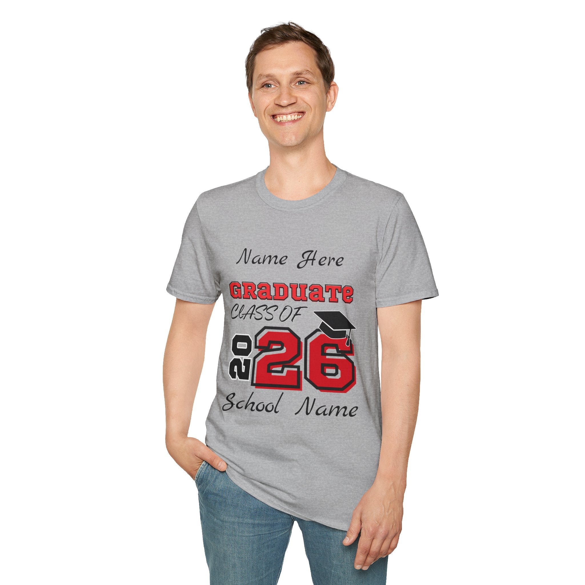 2026 Graduation Personalized T-Shirt — Custom Grad Tee