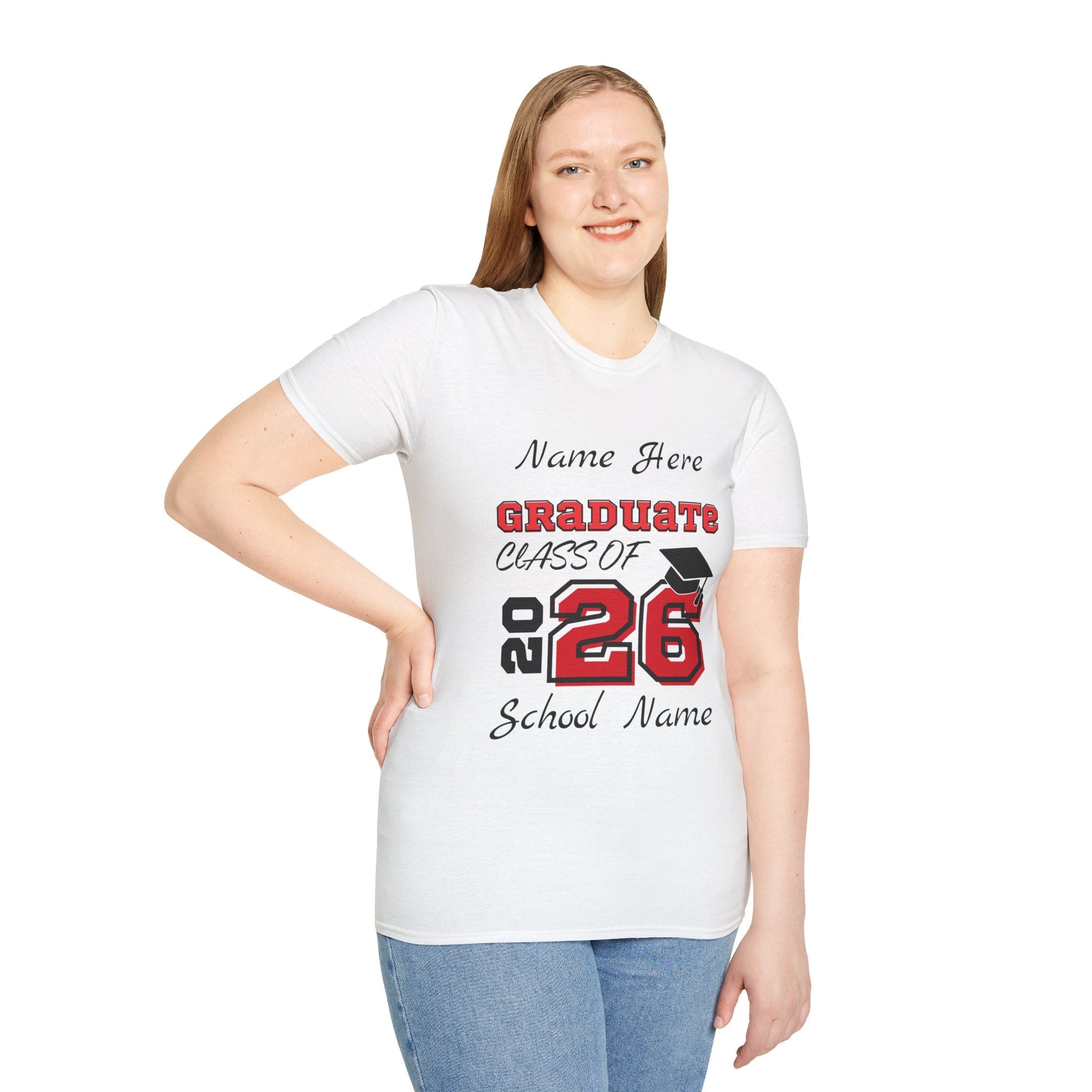2026 Graduation Personalized T-Shirt — Custom Grad Tee