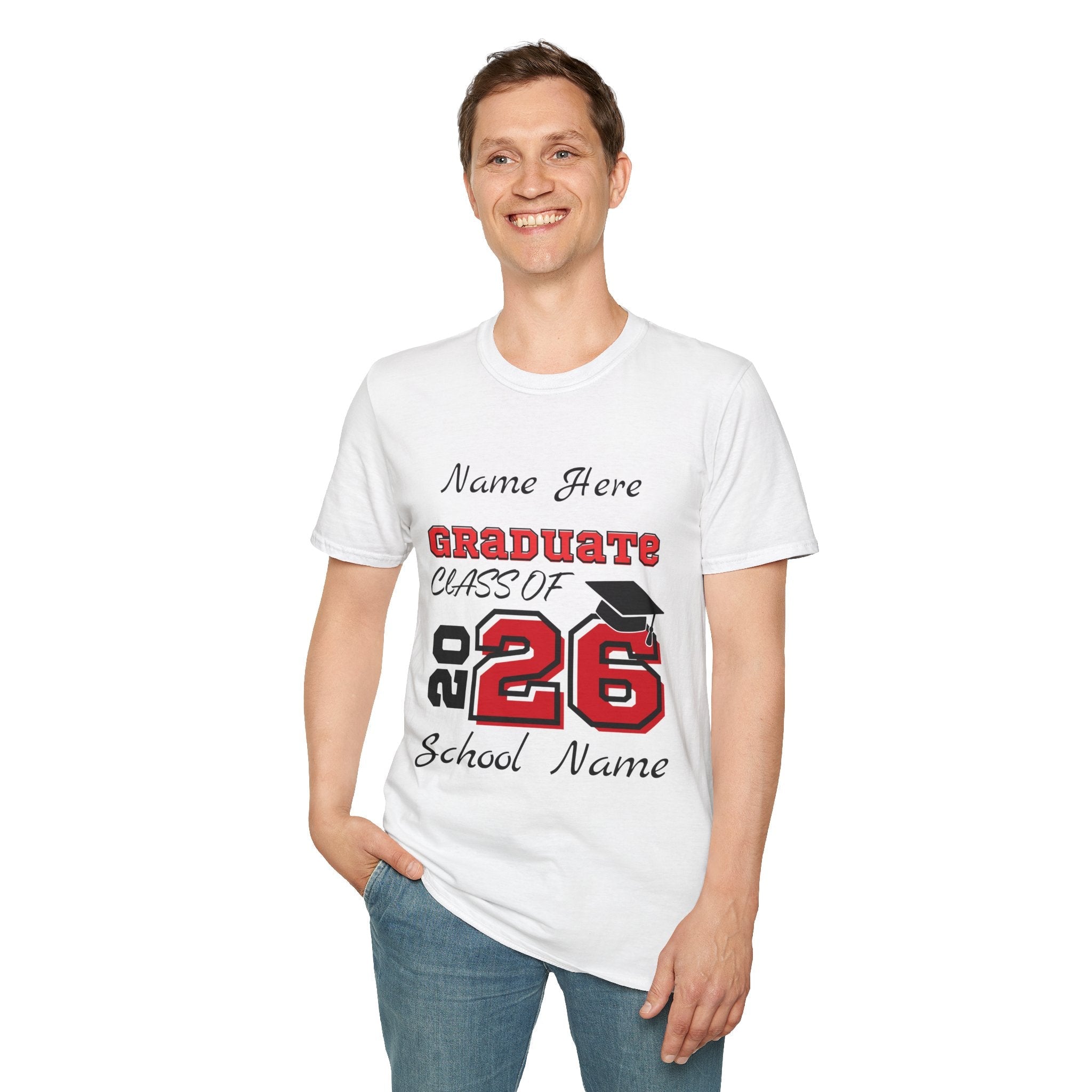 2026 Graduation Personalized T-Shirt — Custom Grad Tee