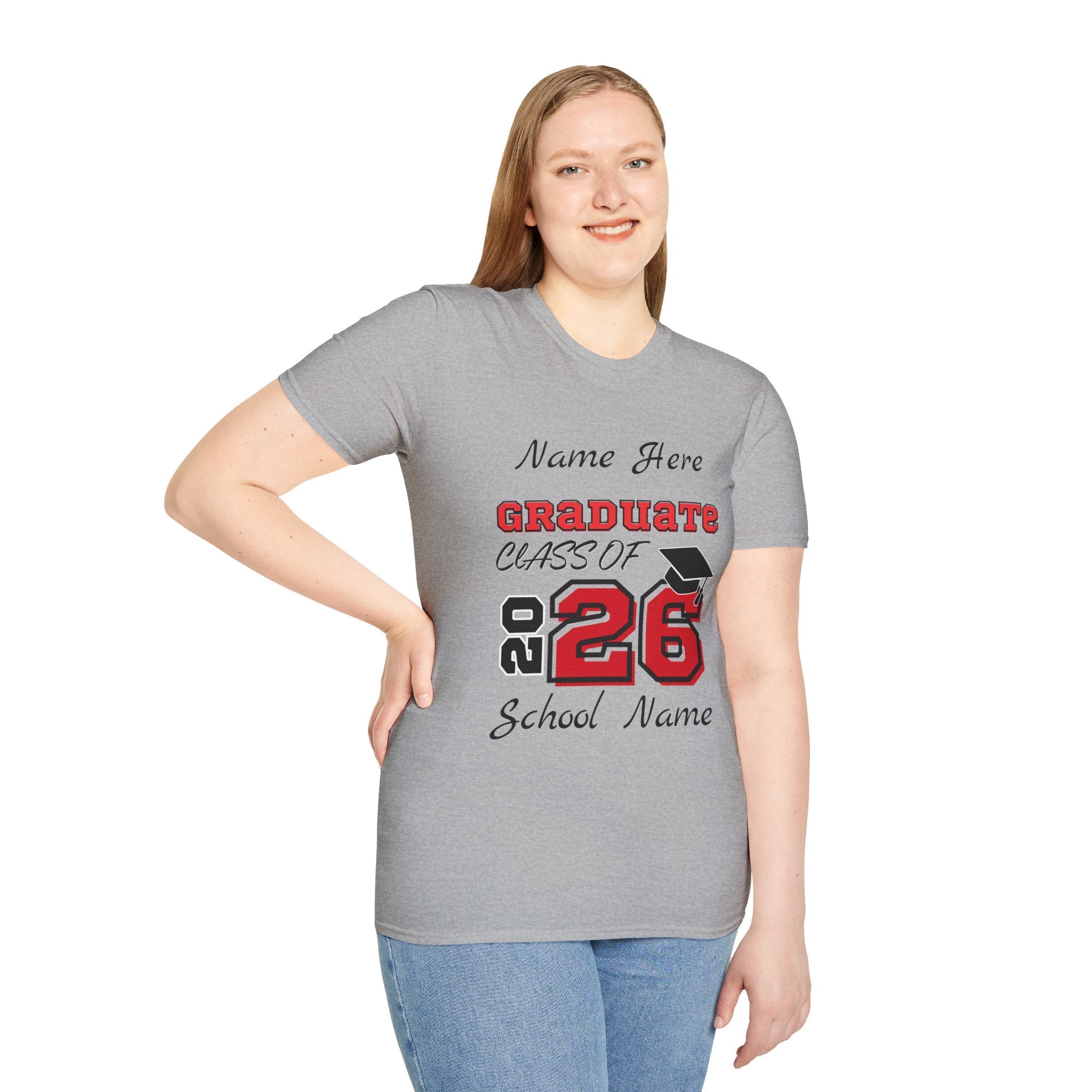 2026 Graduation Personalized T-Shirt — Custom Grad Tee