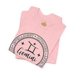 Gemini Zodiac Tee: Stylish Astrology Shirt for Astronomy Lovers, Birthday Gift, Unisex Tee, Horoscope Apparel, Casual Wear