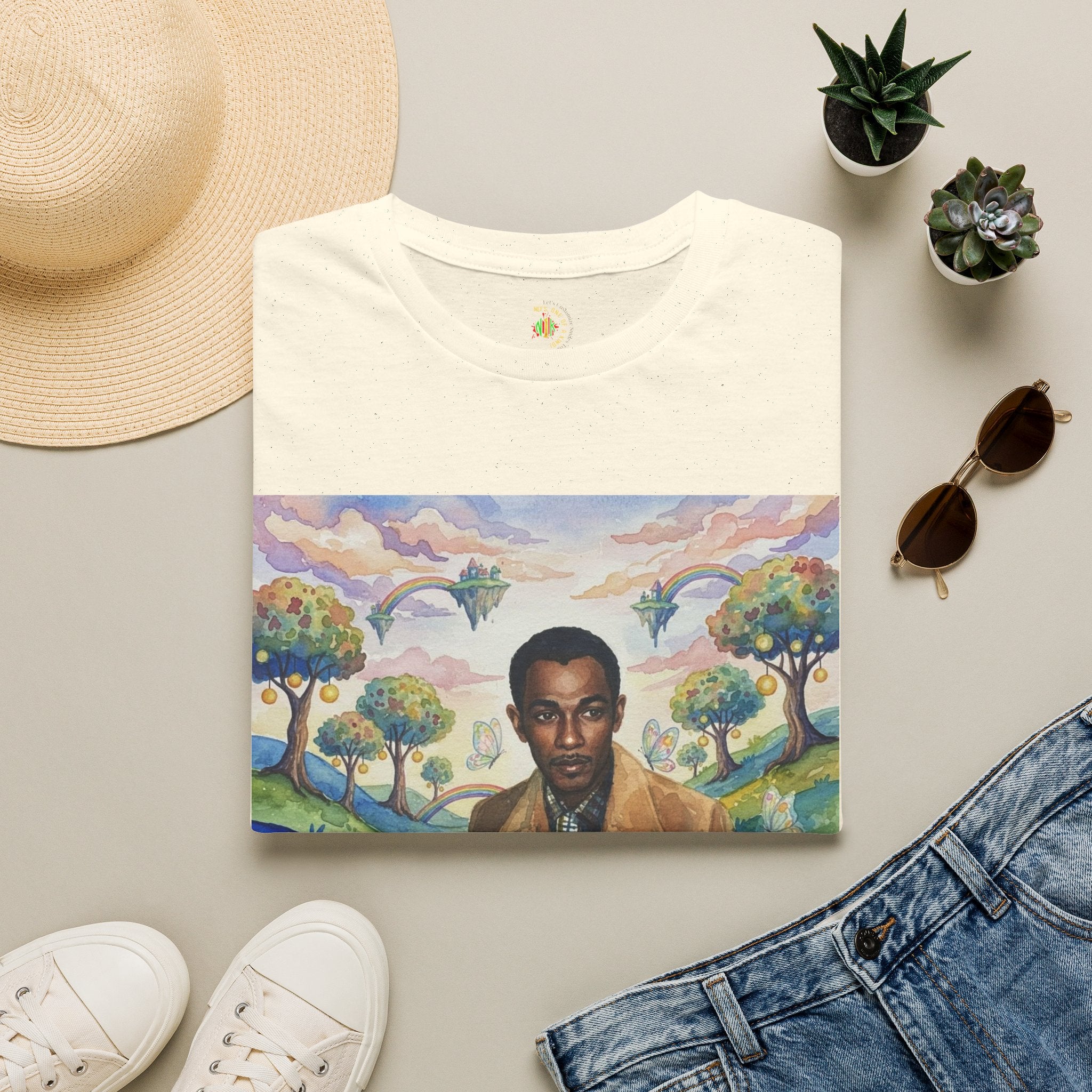 Todd Another Customized Smile Portrait Tee Graphic T-Shirt