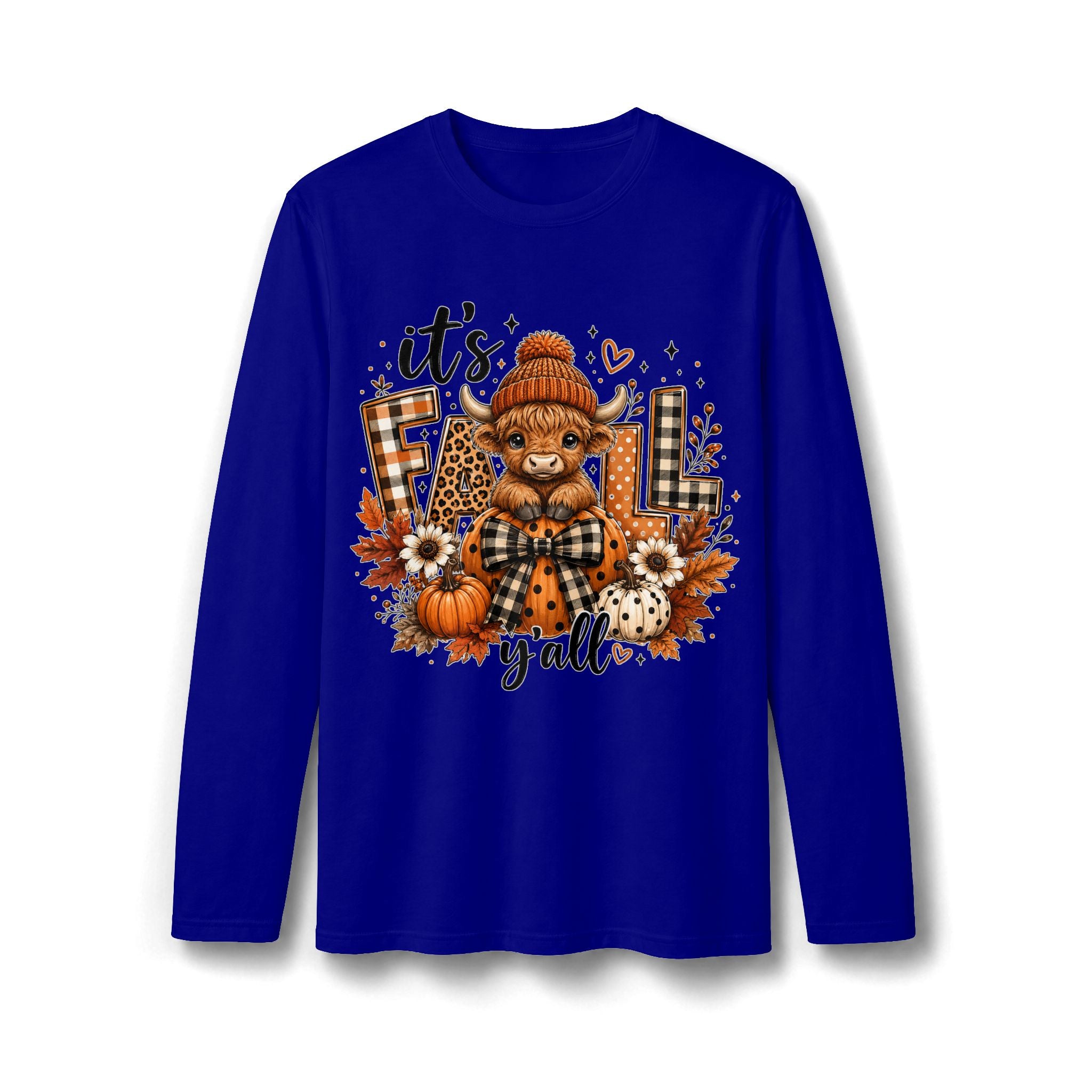 It’s Fall Gingerbread Bear Christmas Long Sleeve T-Shirt