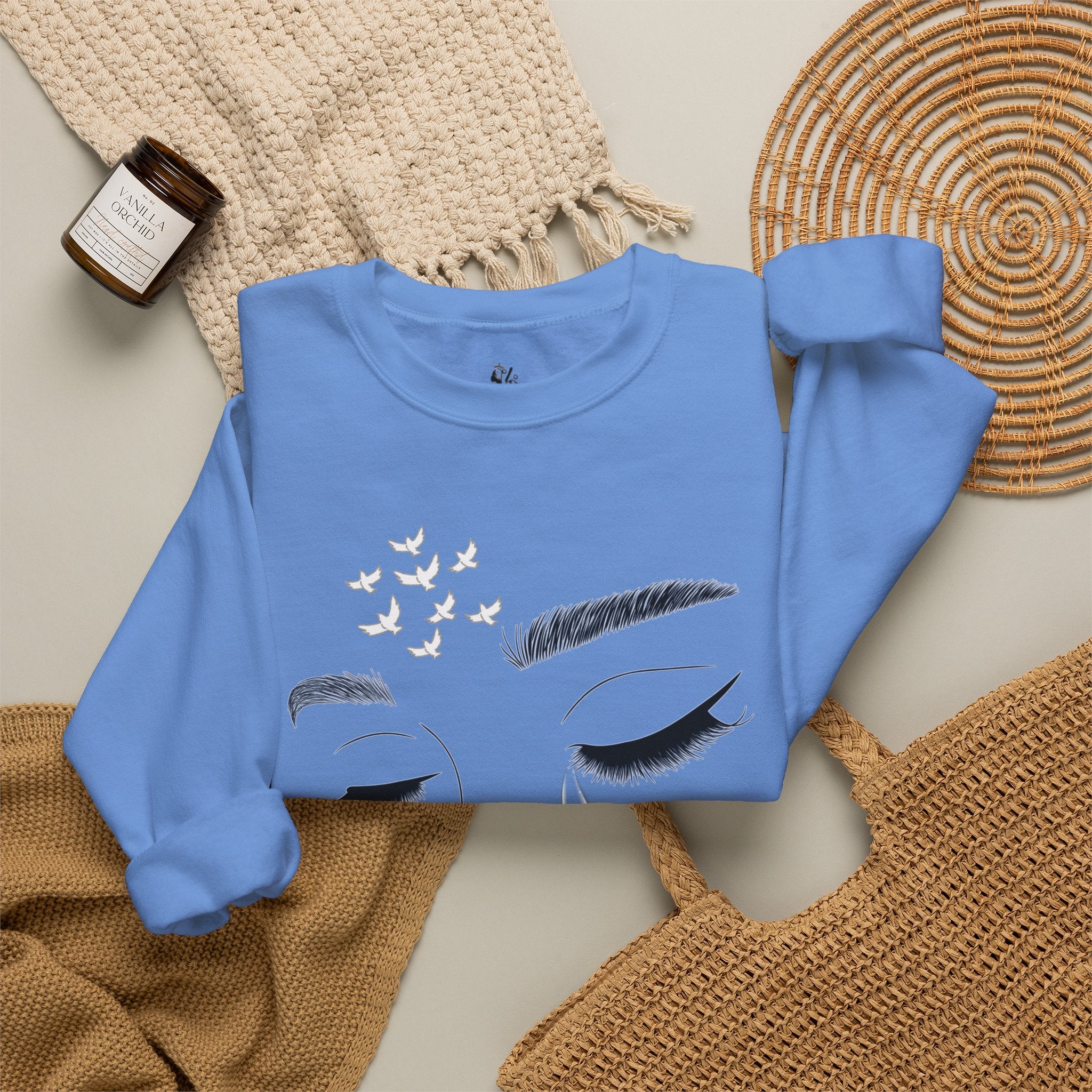 Tearful Eyes Crewneck Sweatshirt — Remember To Remember To Never Forget'
