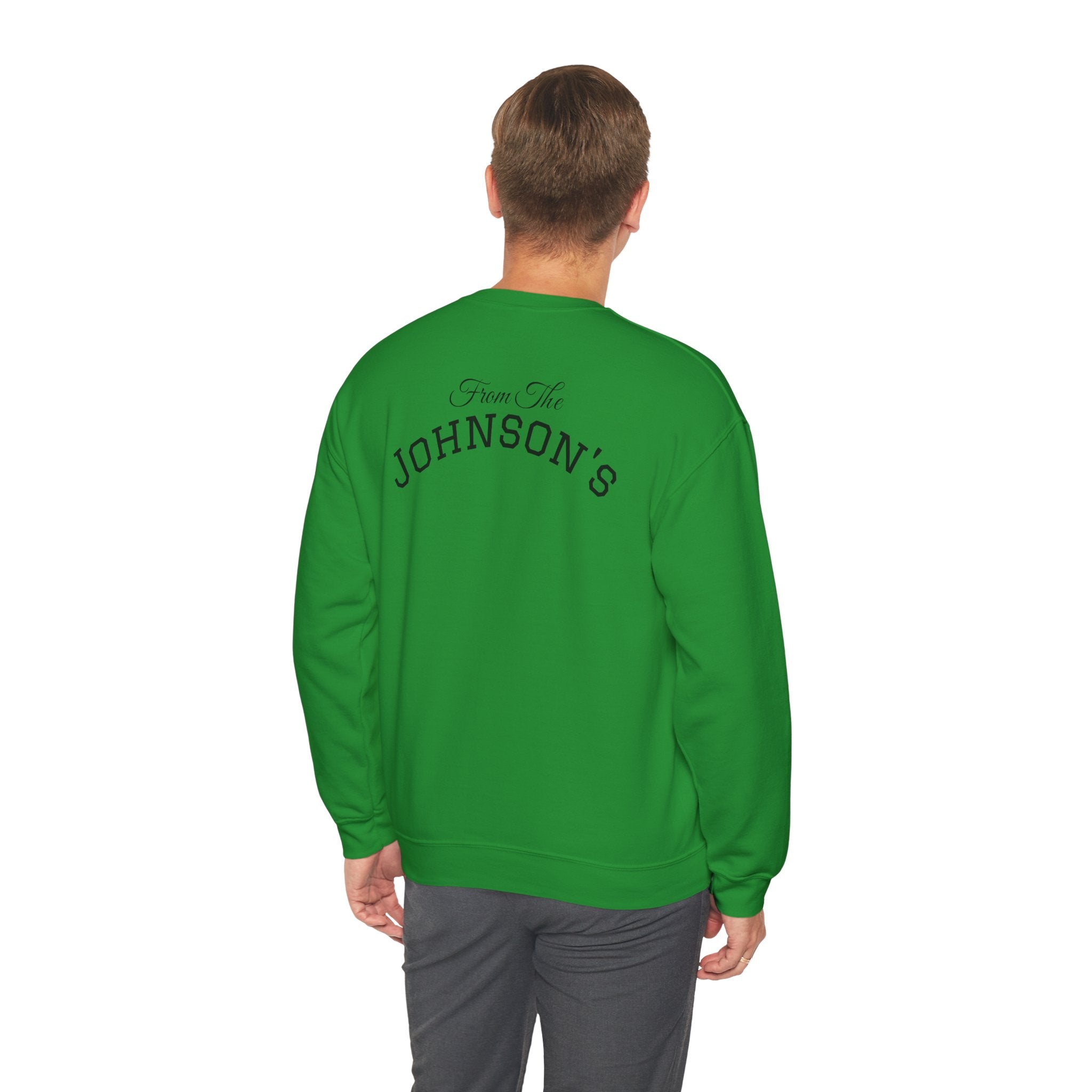Merry Christmas Personalized Family Name Sweatshirt