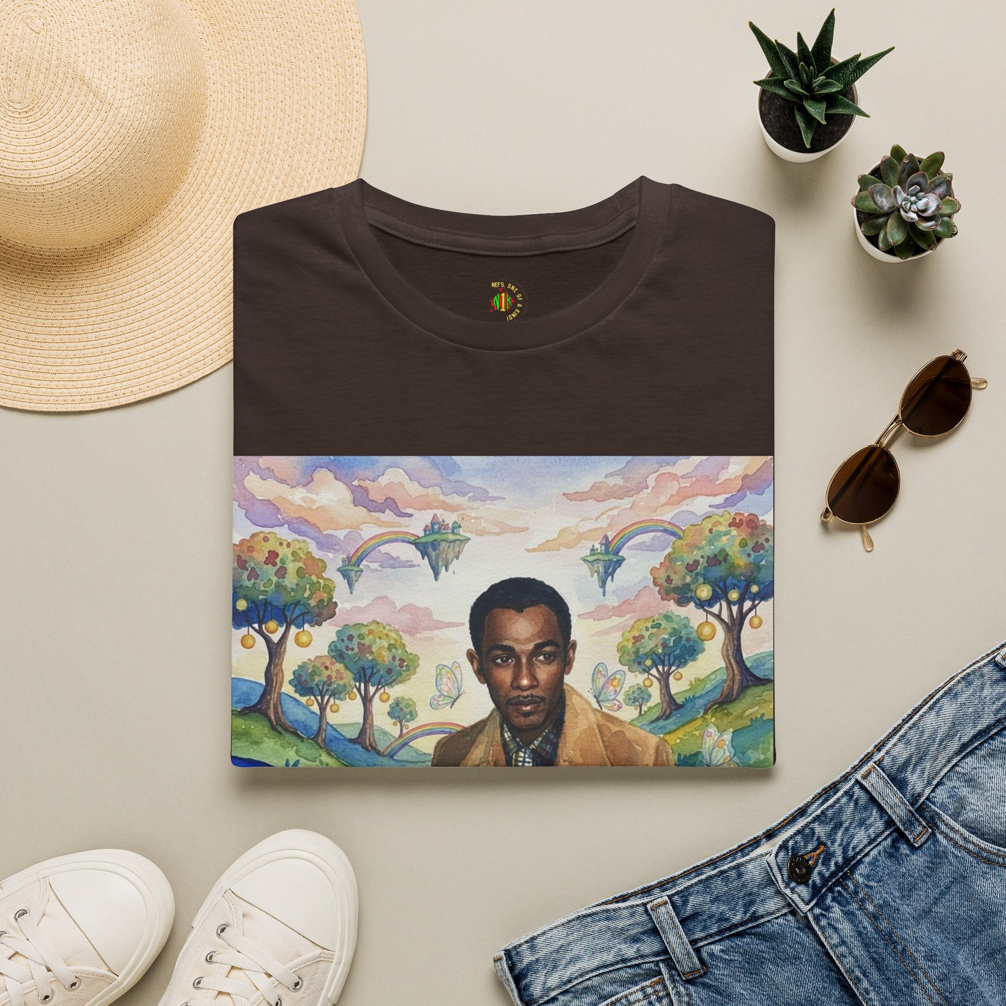 Todd Another Customized Smile Portrait Tee Graphic T-Shirt