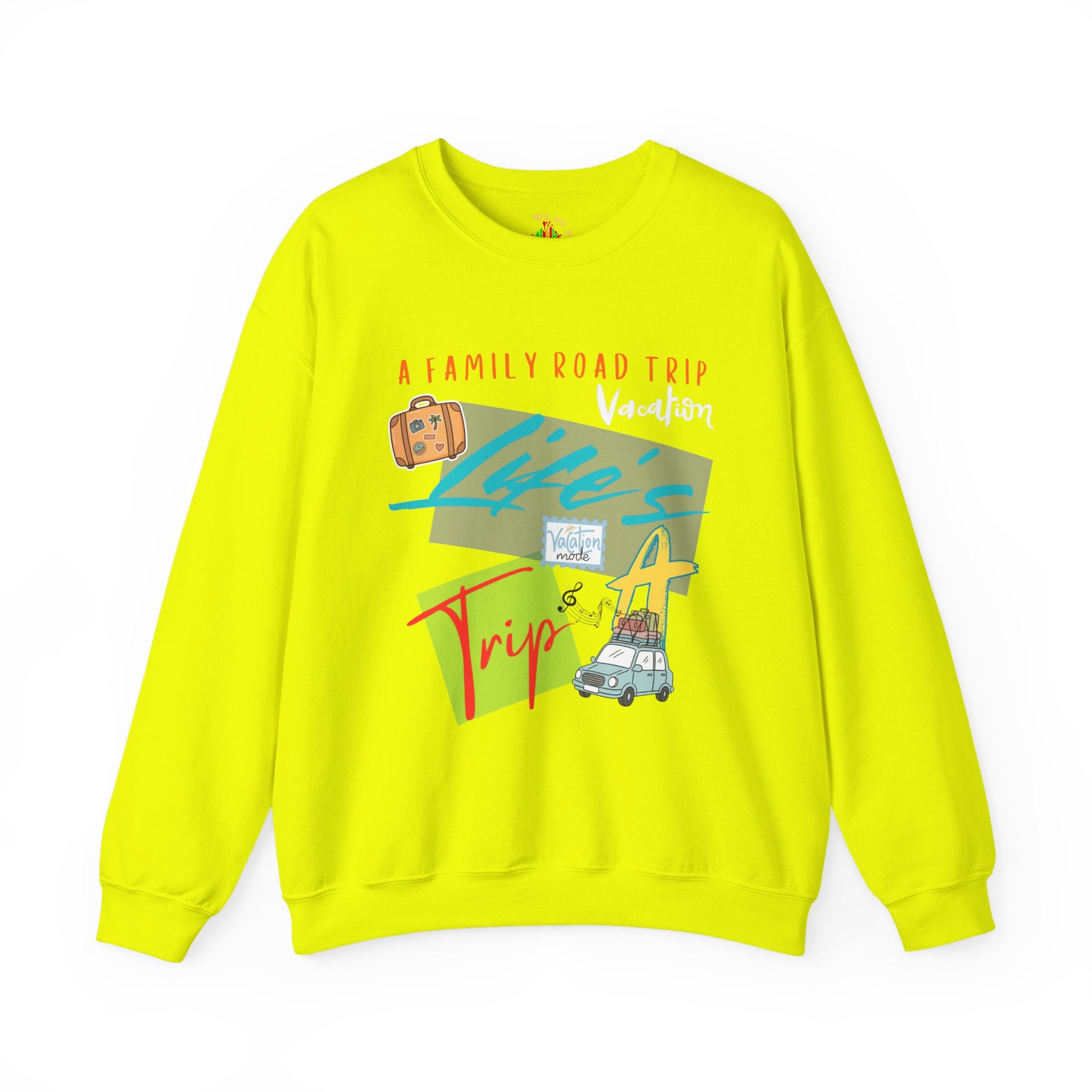 Road Trip T-Shirt — "Life's a Trip" Retro (Enter Family Name) on Back Travel Graphic
