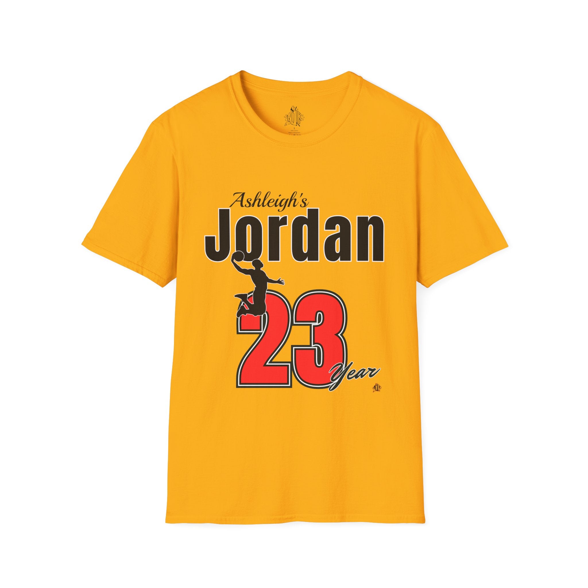Jordan 23 Basketball Player Name T-Shirt — Personalized Jordan 23' Sport Tee