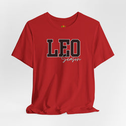 Leo Season Unisex Jersey Tee, Horoscope Shirt, Astrology Gift, Birthday Wear, Zodiac Fashion, Personalized Astrology Apparel