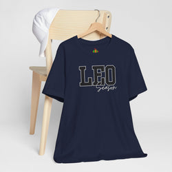 Leo Season Unisex Jersey Tee, Horoscope Shirt, Astrology Gift, Birthday Wear, Zodiac Fashion, Personalized Astrology Apparel