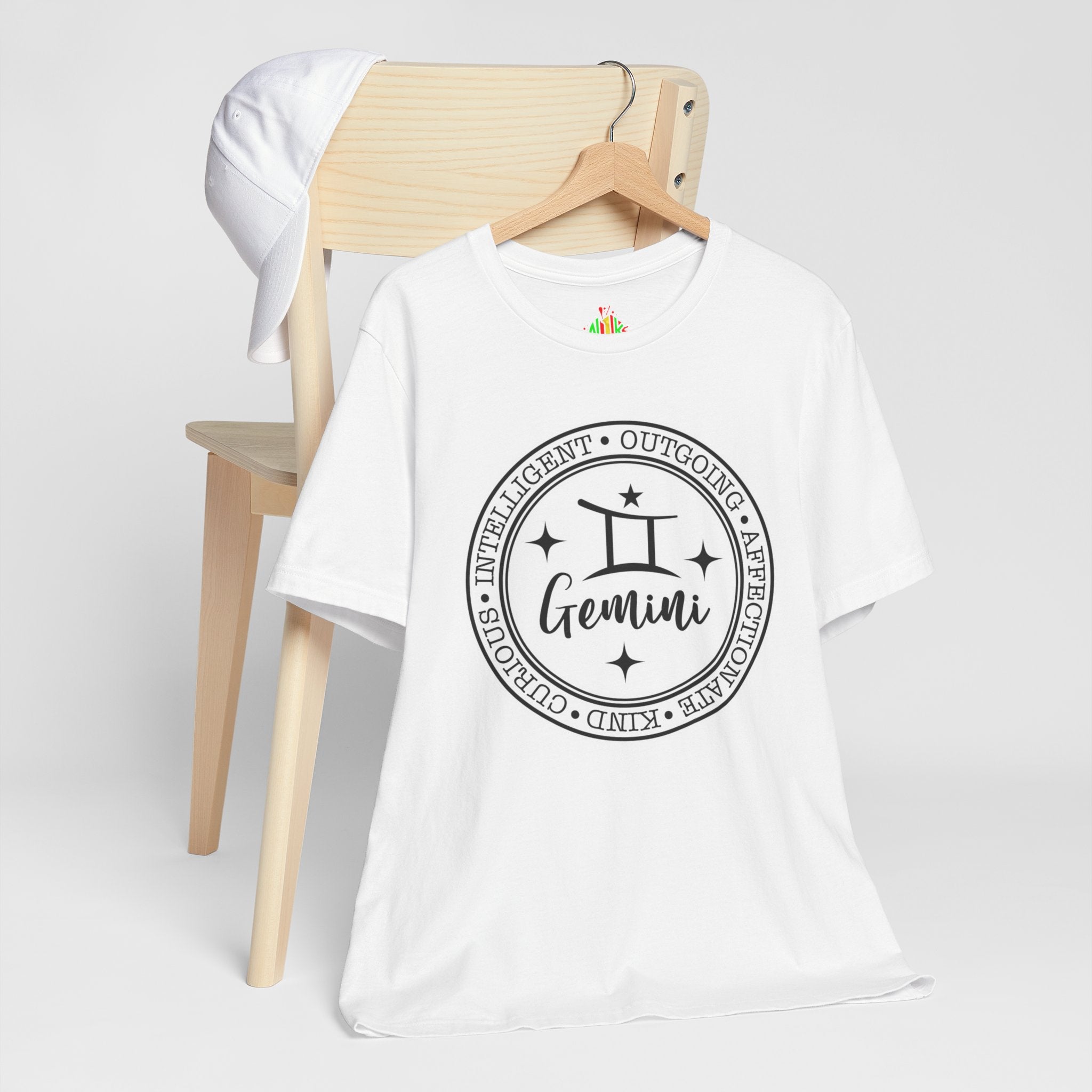 Gemini Zodiac Tee: Stylish Astrology Shirt for Astronomy Lovers, Birthday Gift, Unisex Tee, Horoscope Apparel, Casual Wear