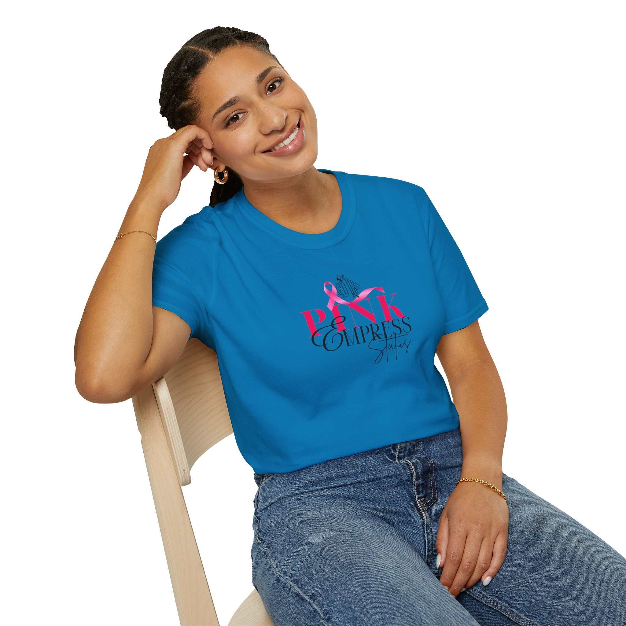 Pink Empress Ladies T-Shirt – 'Pink Empress' Script Graphic