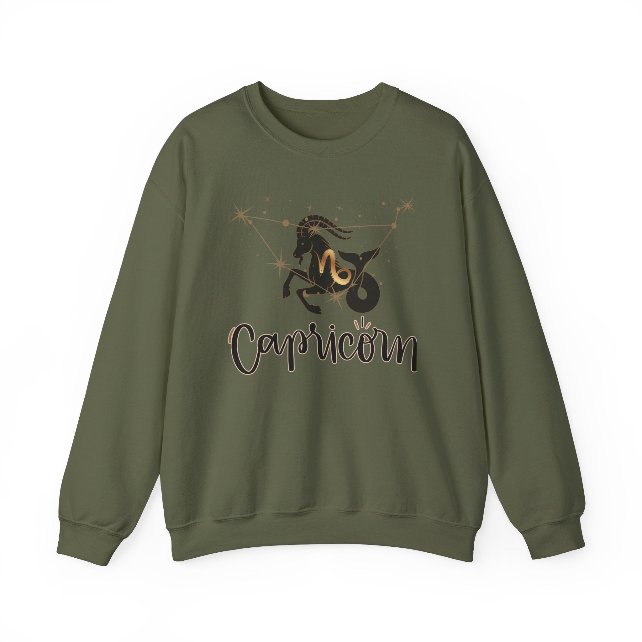 Capricorn Unisex Casual Crewneck Sweatshirt