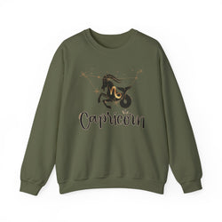 Capricorn Unisex Casual Crewneck Sweatshirt