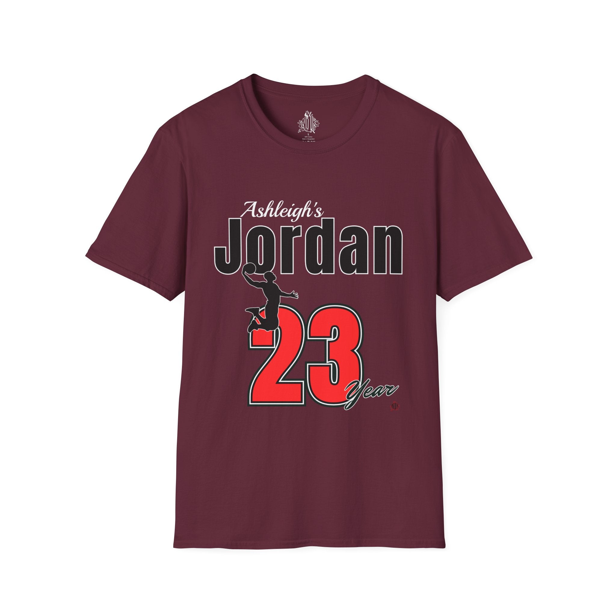 Jordan 23 Basketball Player Name T-Shirt — Personalized Jordan 23' Sport Tee