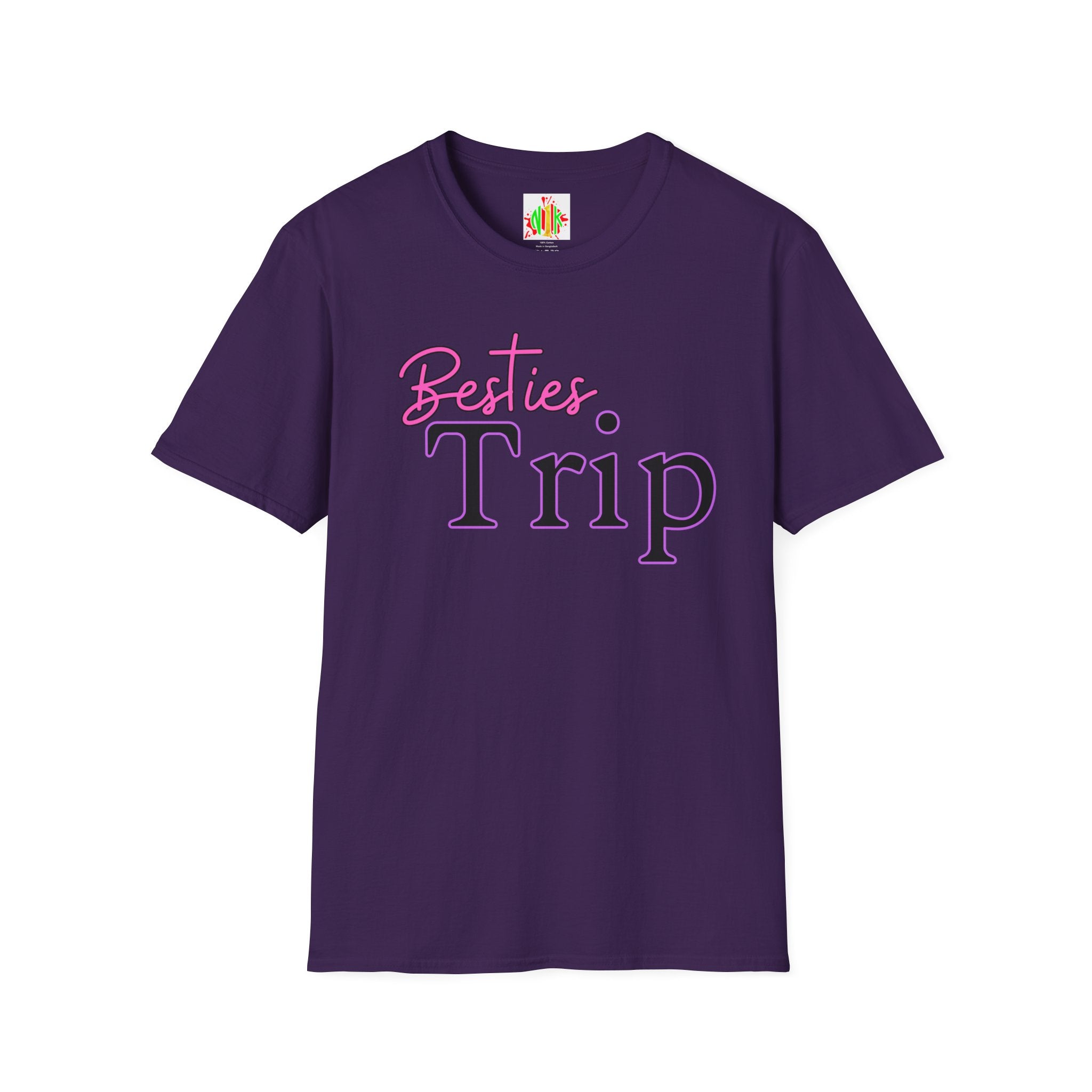 Besties Trip Unisex T-Shirt - Perfect for Friendship Celebrations, Travel, Summer Vacations, Girls’ Getaways, Matching Outfits