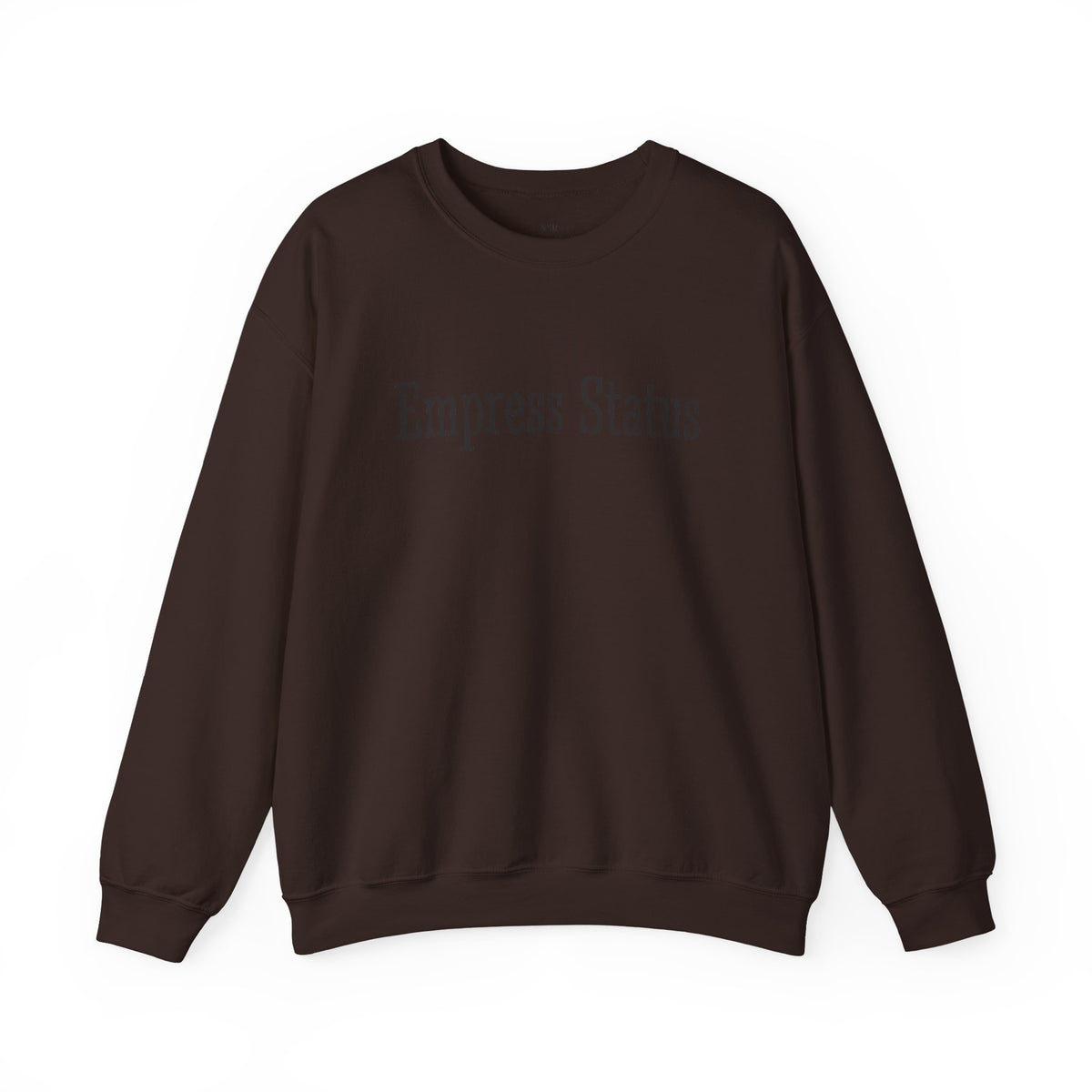Empress Status Black Glitter Print Unisex Heavy Blend™ Crewneck Sweatshirt