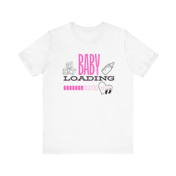 Baby Loading 2025 Pink Unisex Jersey Short Sleeve Tee