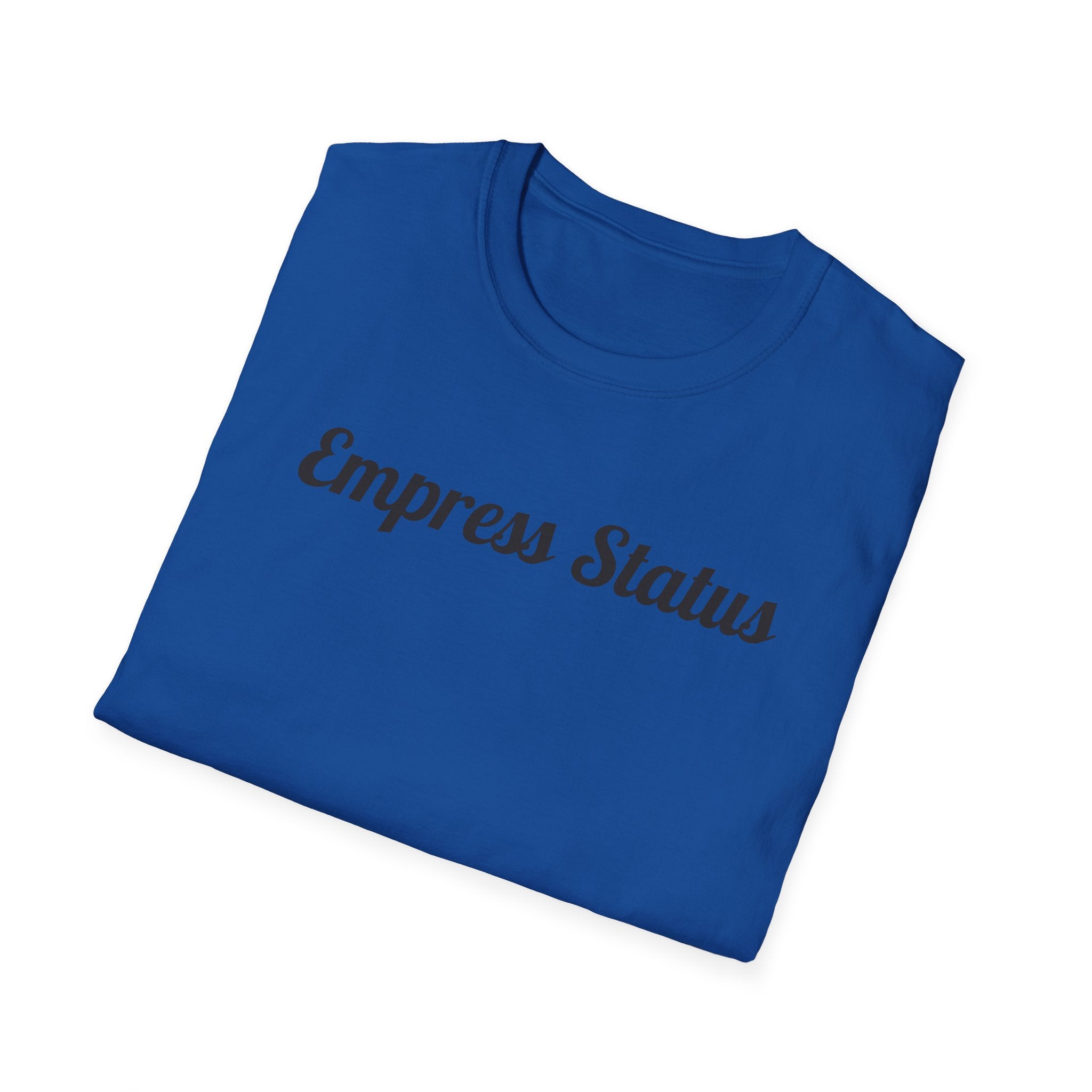 Black Glitter Empress Status Unisex Softstyle T-Shirt