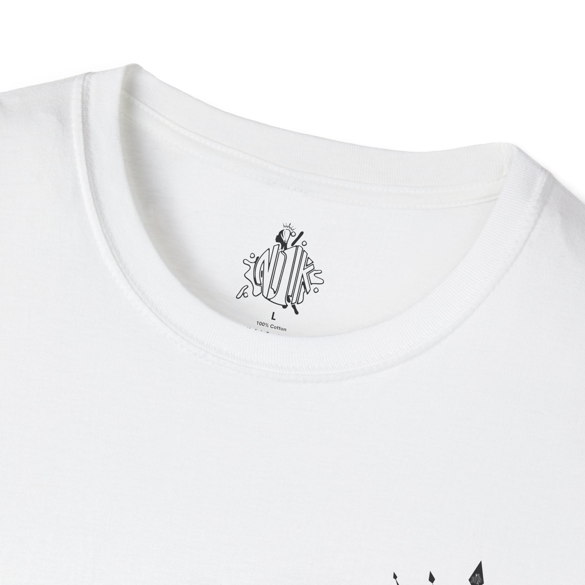 Eye of Horus Chest Logo Empress Tee — Minimal Egyptian Symbol T-Shirt