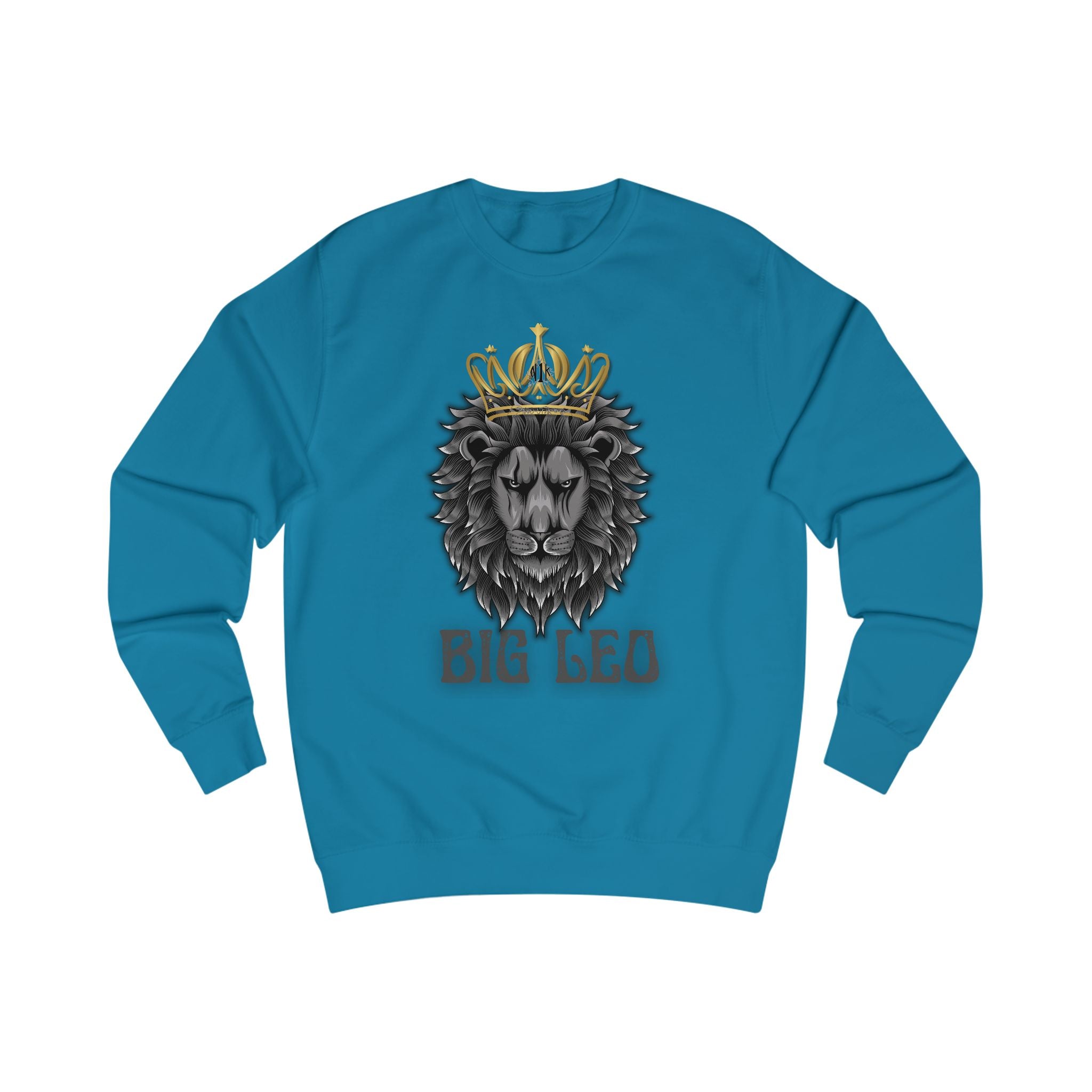 Royal Big Leo Sweatshirt for Zodiac Lovers, Astrology Apparel, Unisex Gift, Birthday Celebrations, Cozy Style