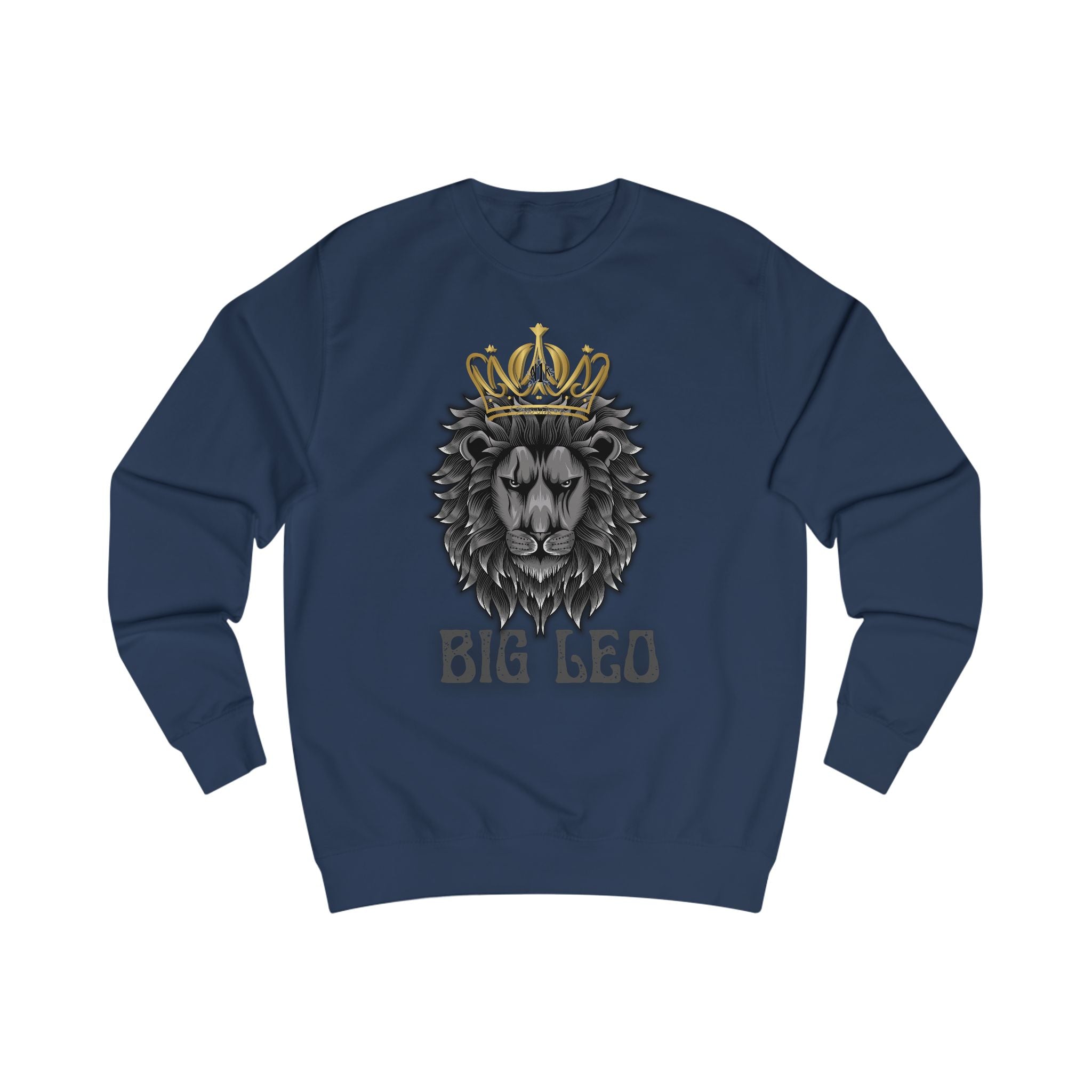 Royal Big Leo Sweatshirt for Zodiac Lovers, Astrology Apparel, Unisex Gift, Birthday Celebrations, Cozy Style