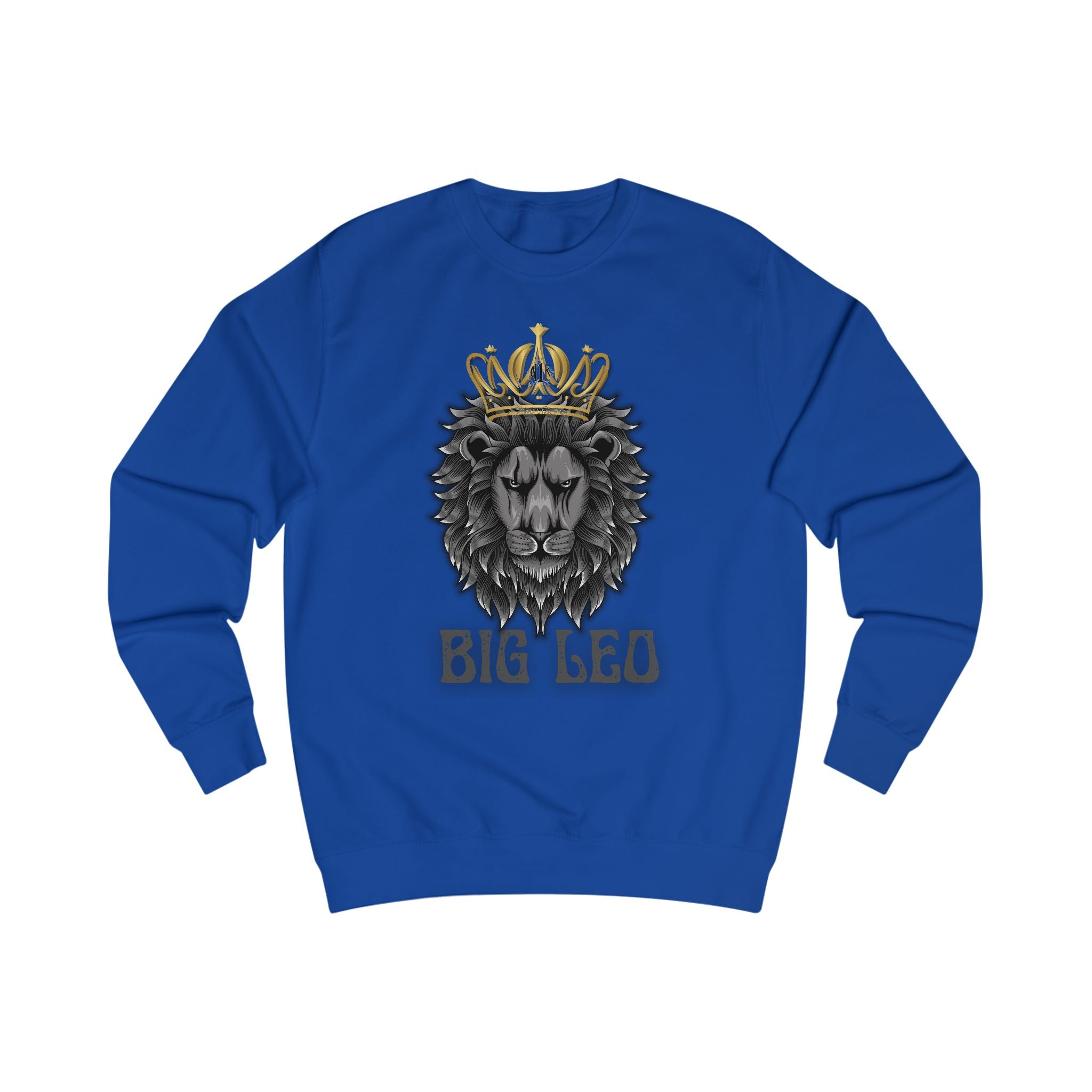 Royal Big Leo Sweatshirt for Zodiac Lovers, Astrology Apparel, Unisex Gift, Birthday Celebrations, Cozy Style