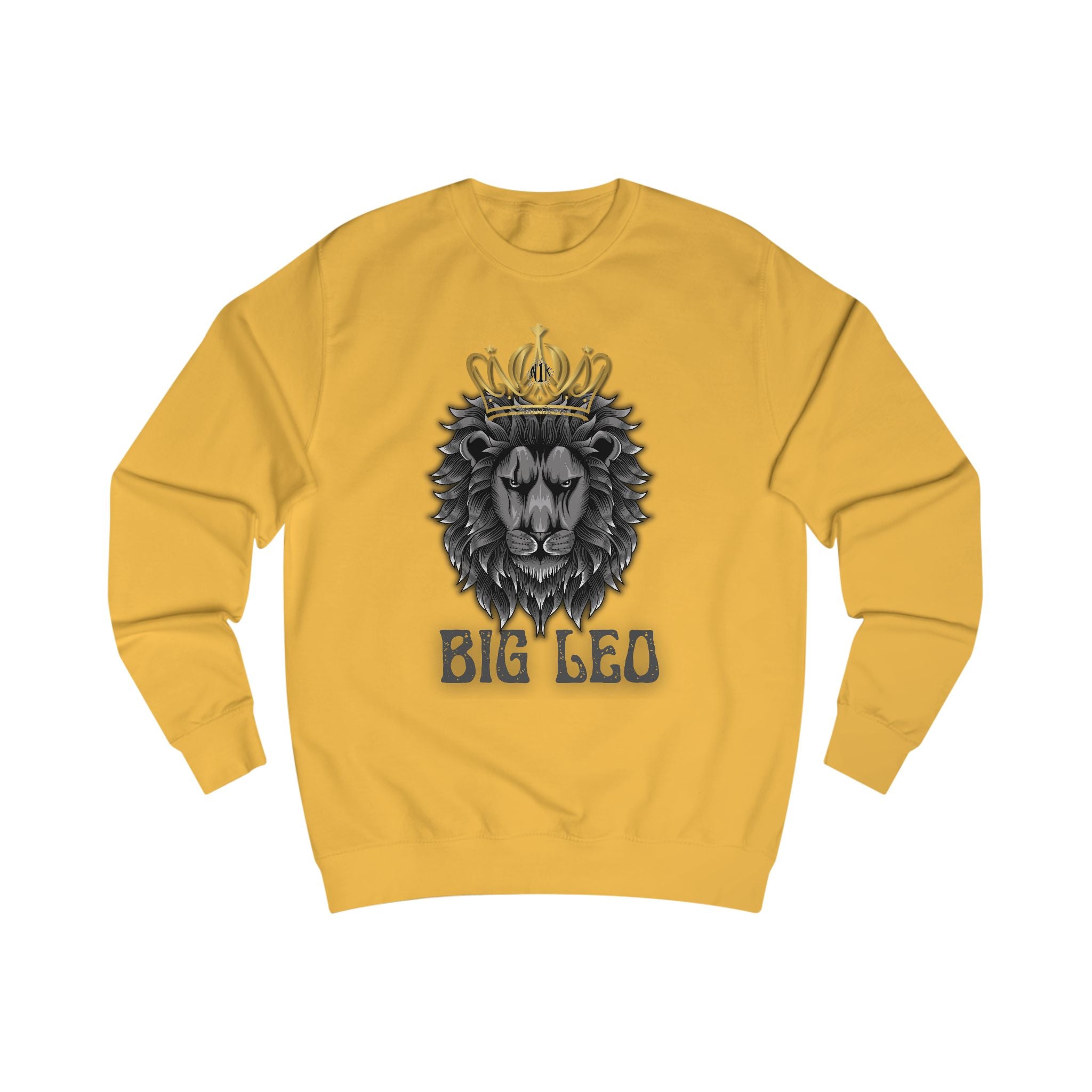 Royal Big Leo Sweatshirt for Zodiac Lovers, Astrology Apparel, Unisex Gift, Birthday Celebrations, Cozy Style