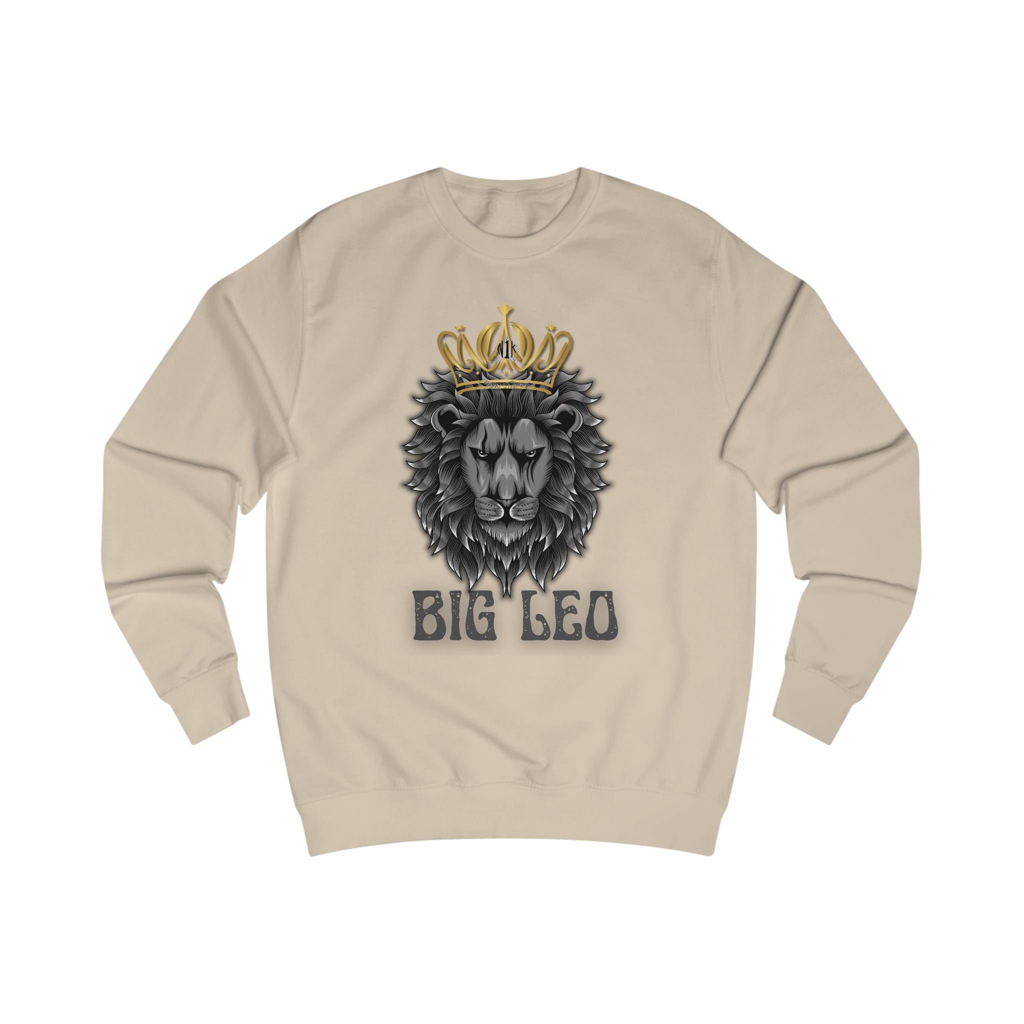 Royal Big Leo Sweatshirt for Zodiac Lovers, Astrology Apparel, Unisex Gift, Birthday Celebrations, Cozy Style