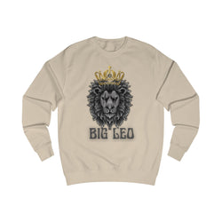 Royal Big Leo Sweatshirt for Zodiac Lovers, Astrology Apparel, Unisex Gift, Birthday Celebrations, Cozy Style