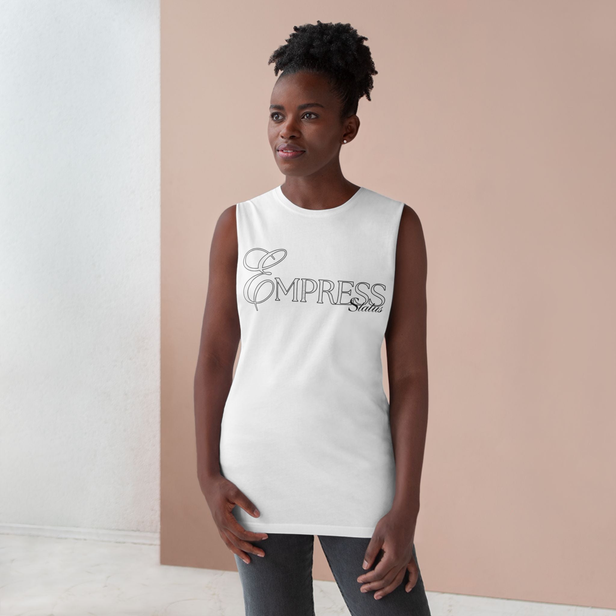 Empress Status Tank Top - Empowering Unisex Sleeveless Shirt for ConfiTank TopEmpress Status Tank Top