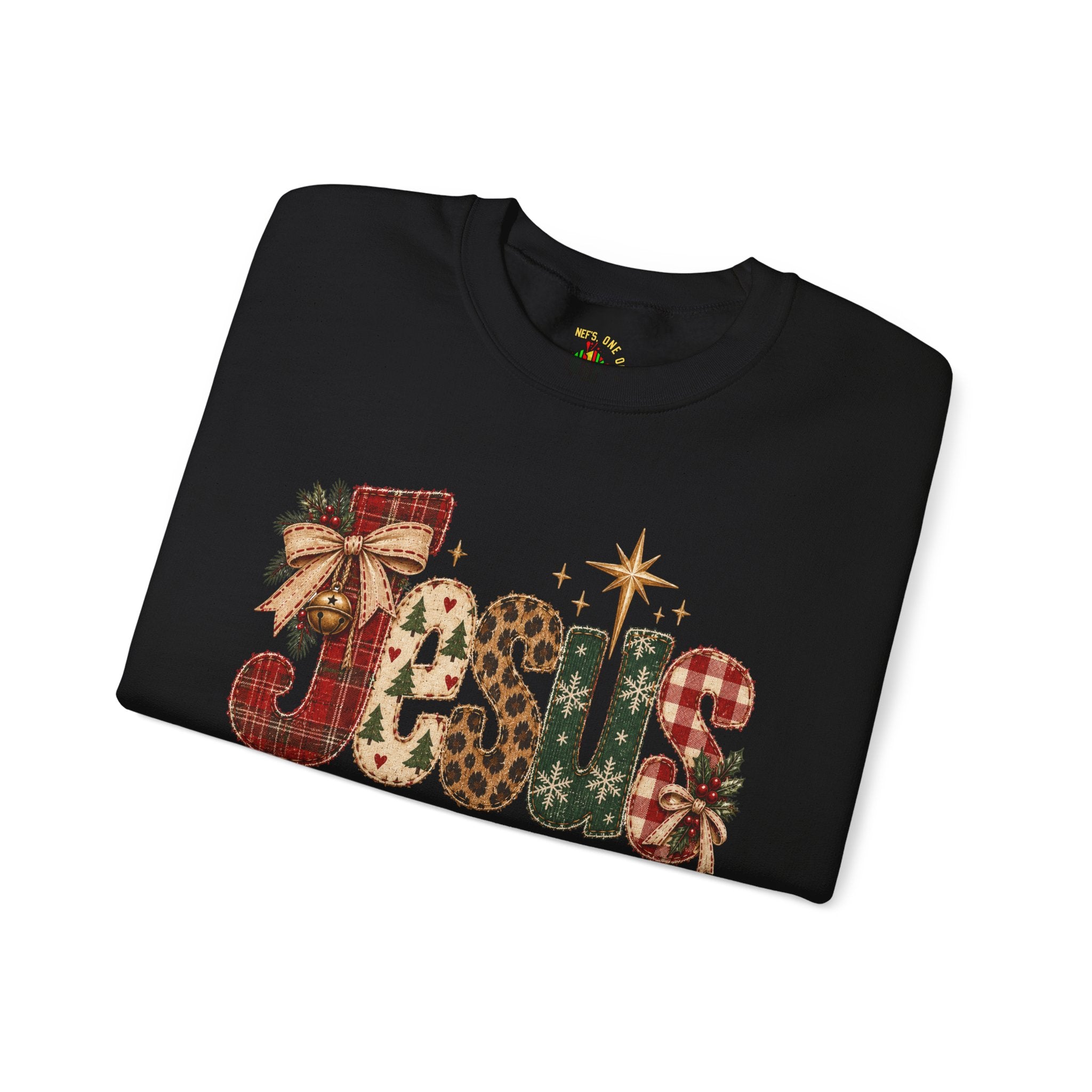 Festive Christmas Reindeer Crewneck Sweatshirt