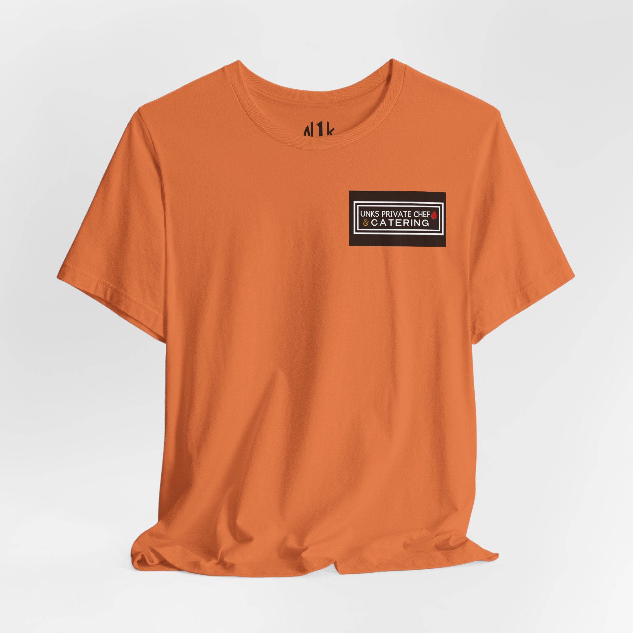 Unks Catering Custom Casual Unisex Tee for Every Occasion, Short Sleeve Shirt, Great for Gifts, Summer Wear, Everyday Comfort