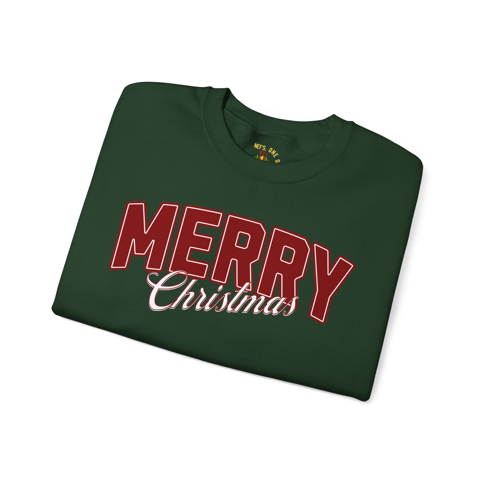 Merry Christmas Holiday Crewneck Sweatshirt