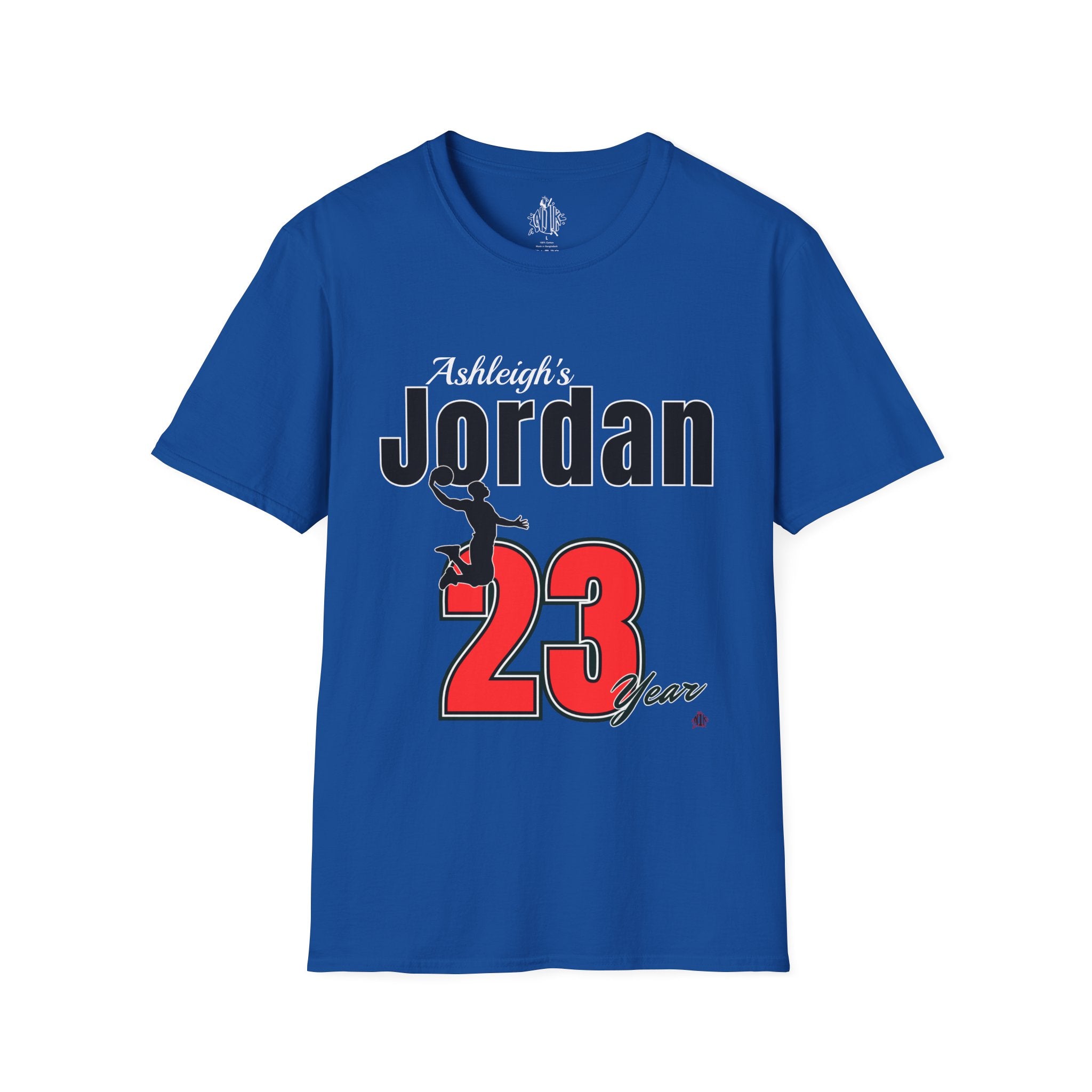 Jordan 23 Basketball Player Name T-Shirt — Personalized Jordan 23' Sport Tee
