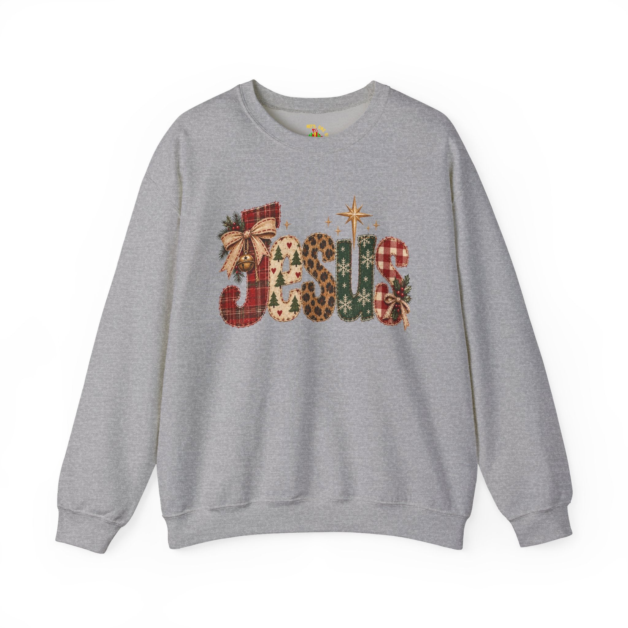 Festive Christmas Reindeer Crewneck Sweatshirt