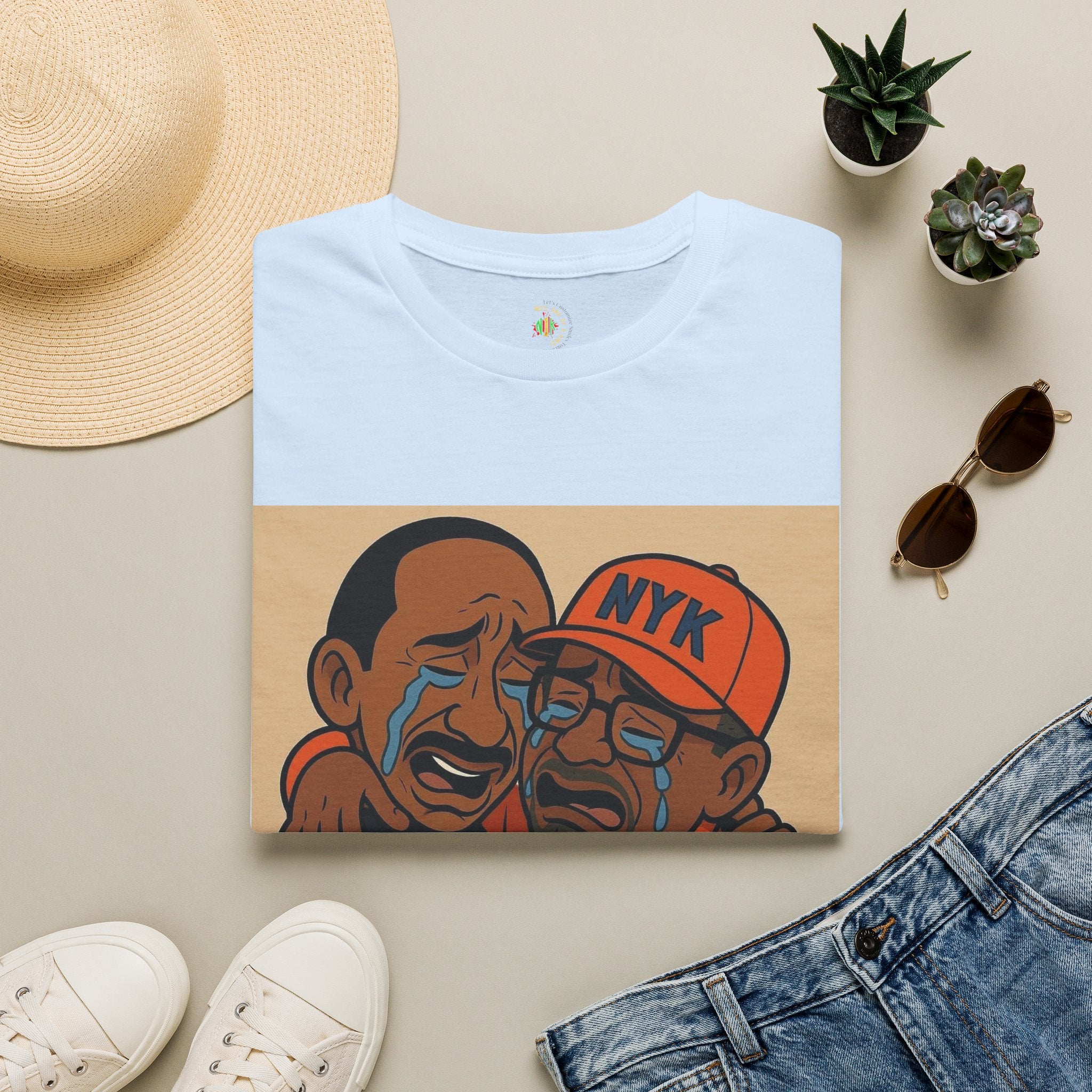 Todd Another Customized Smile Crying Fans NYK Tee Graphic T-Shirt — Emotional Art T-Shirt