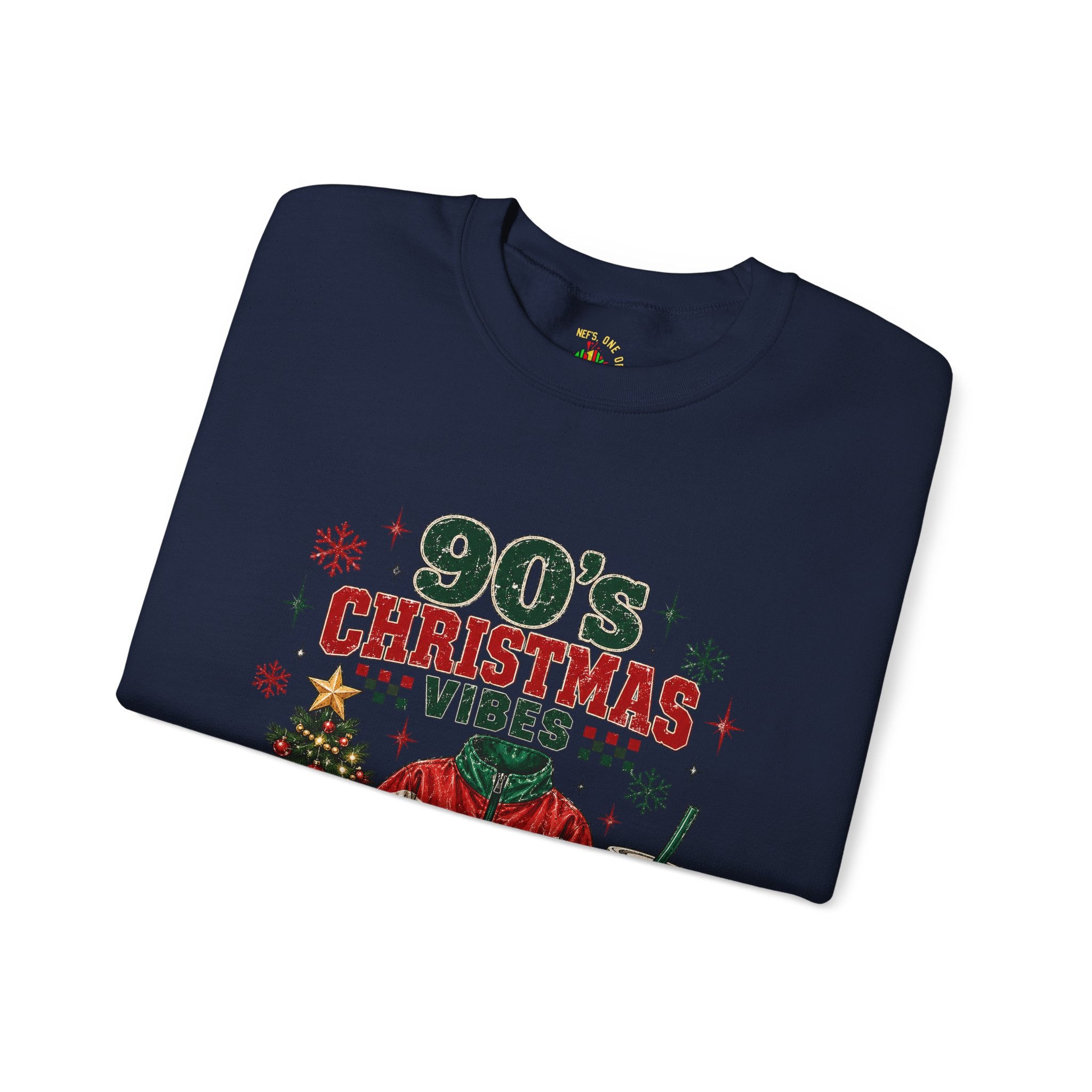 90s Christmas Vibes Crewneck Sweatshirt