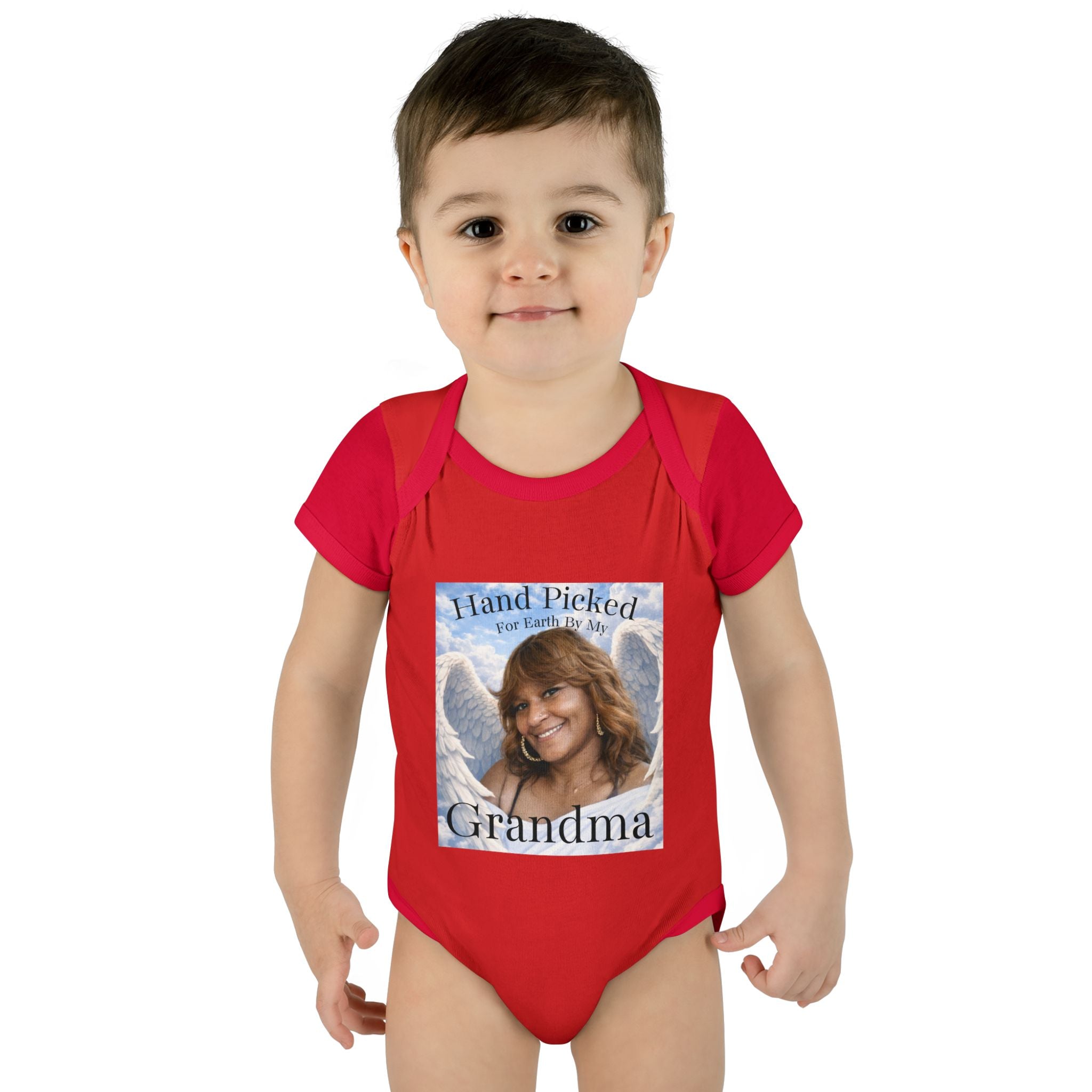 Body da neonato "Scelto per la Terra dalla mia nonna in Cielo" – Tutina commemorativa per neonato