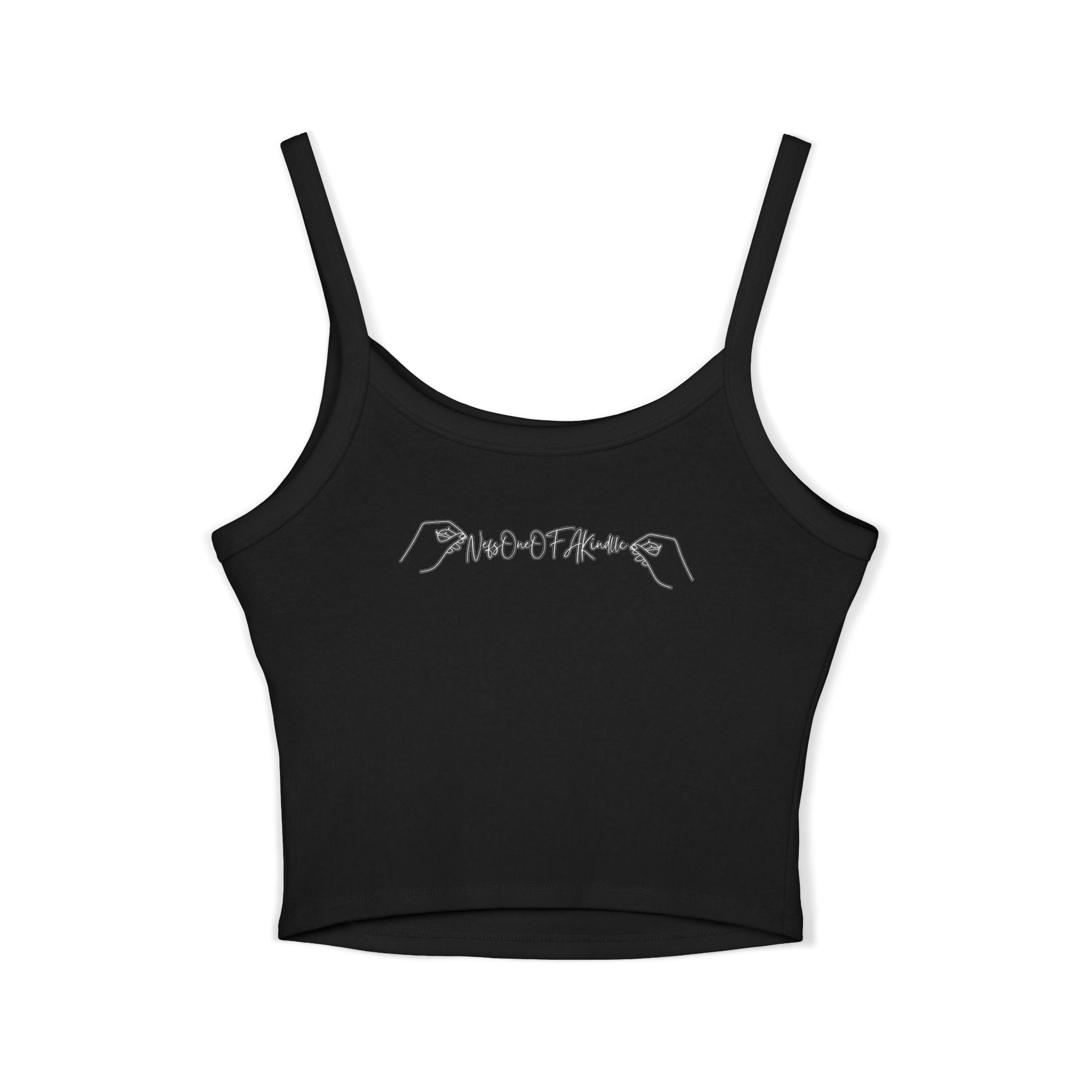 Women's Spaghetti Strap Tank Top with Leo Design, Summer Vacation Top, Zodiac Sign Apparel, Casual Wear, Gift for Astrology Lovers