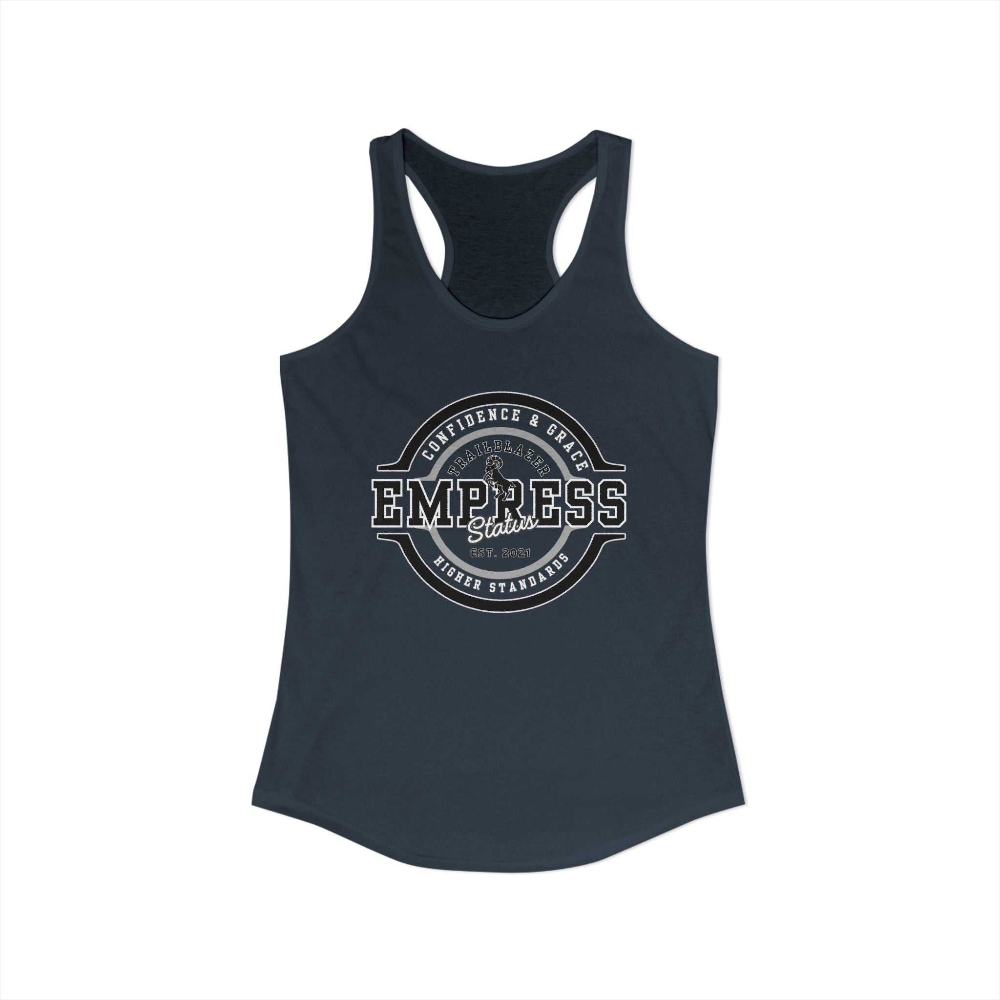 Empress Status Racerback Tank, Women's Fitness Shirt, Gift for Her, CaTank TopEmpress Status Racerback Tank