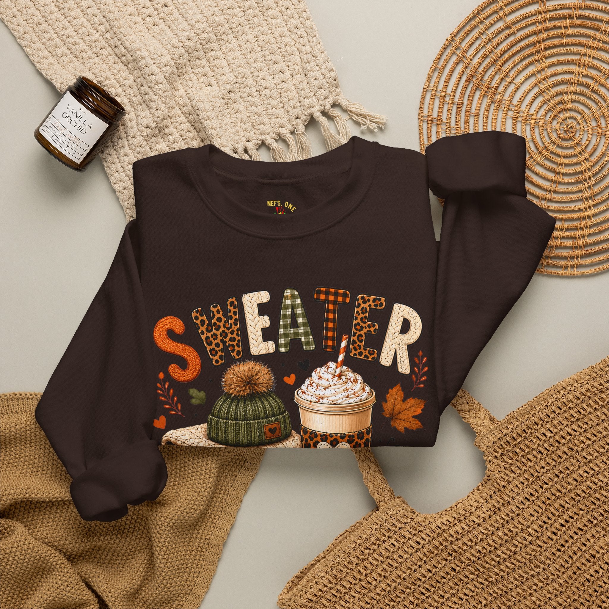 Sweater Weather Autumn Crewneck Sweatshirt
