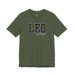 Leo Season Unisex Jersey Tee, Horoscope Shirt, Astrology Gift, Birthday Wear, Zodiac Fashion, Personalized Astrology Apparel