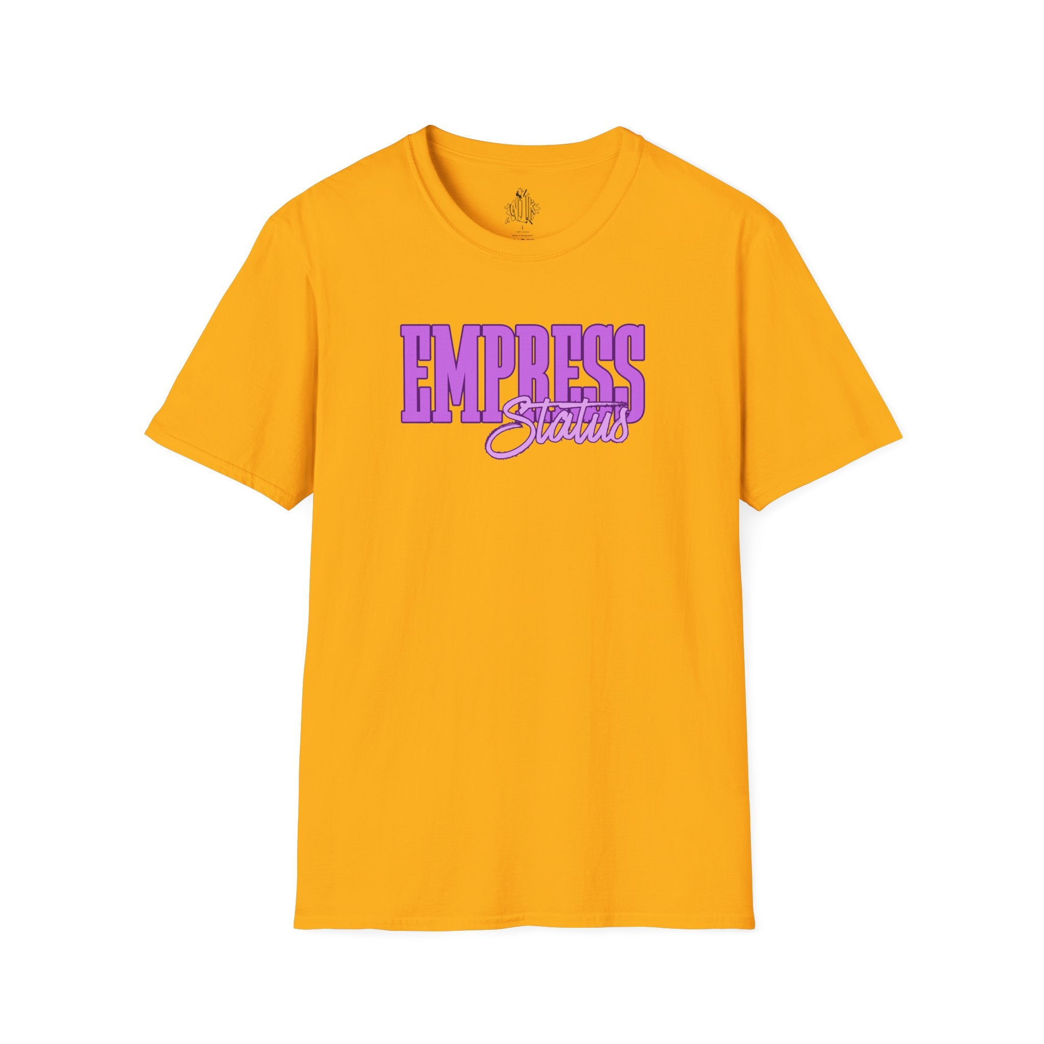 Bold Purple Print Empress Status T-shirt