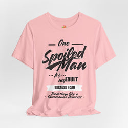 Spoiled Man Graphic Tee - Perfect for Celebrating Special Occasions