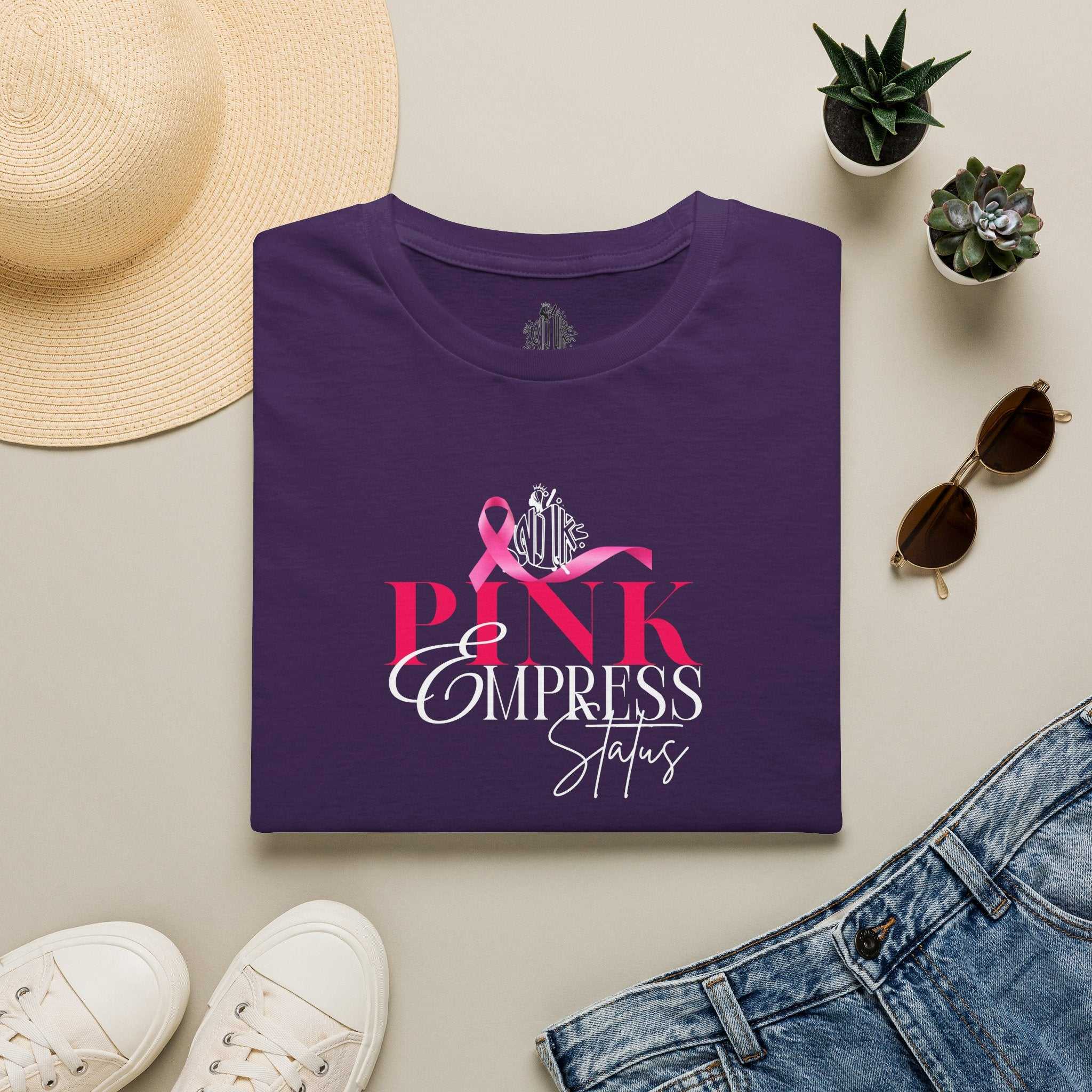 Pink Empress Ladies T-Shirt – 'Pink Empress' Script Graphic