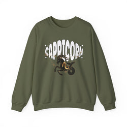 Capricorn Zodiac Casual Unisex Crewneck Sweatshirt