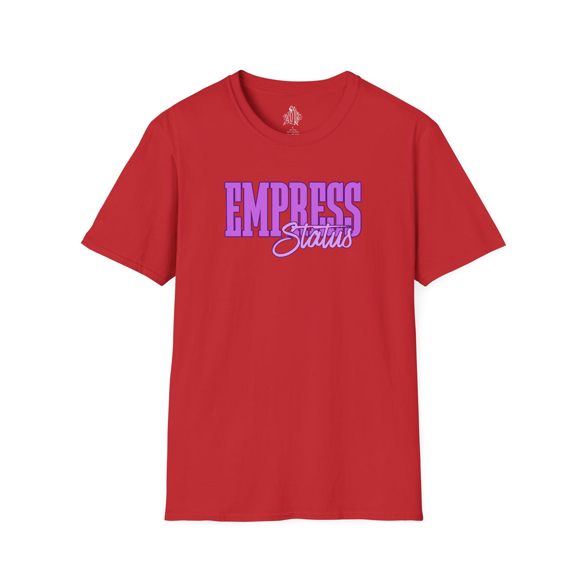 Bold Purple Print Empress Status T-shirt