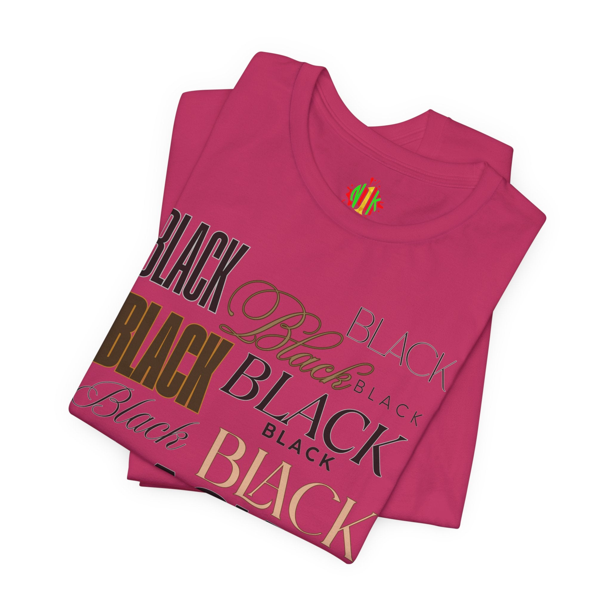 Black Text Unisex Tee, Casual Graphic T-Shirt for Fashion Lovers, Perfect Gift for All Occasions, Streetwear Style, Trendy Top